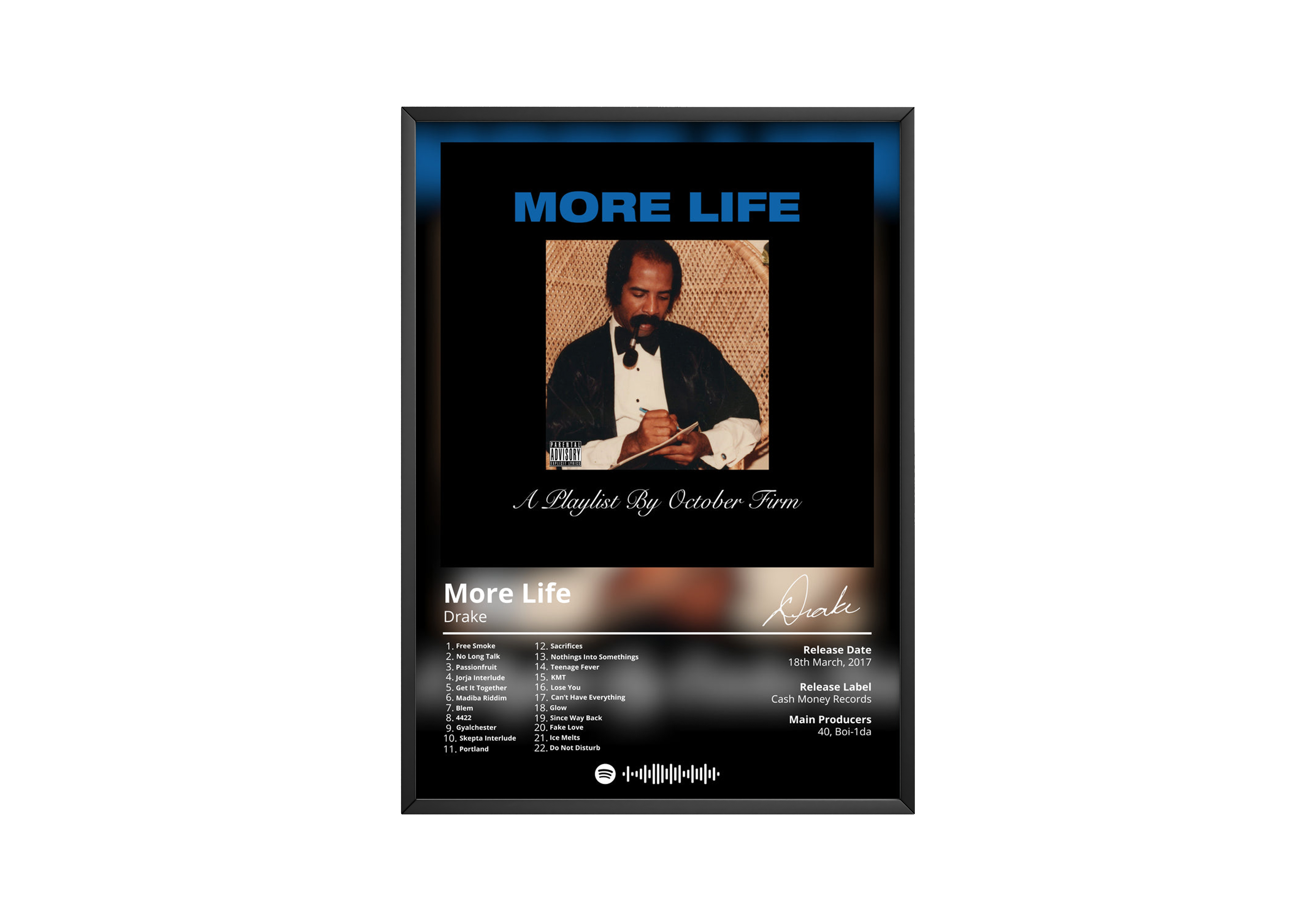 Drake 'More Life' Album Poster | Hype Posters