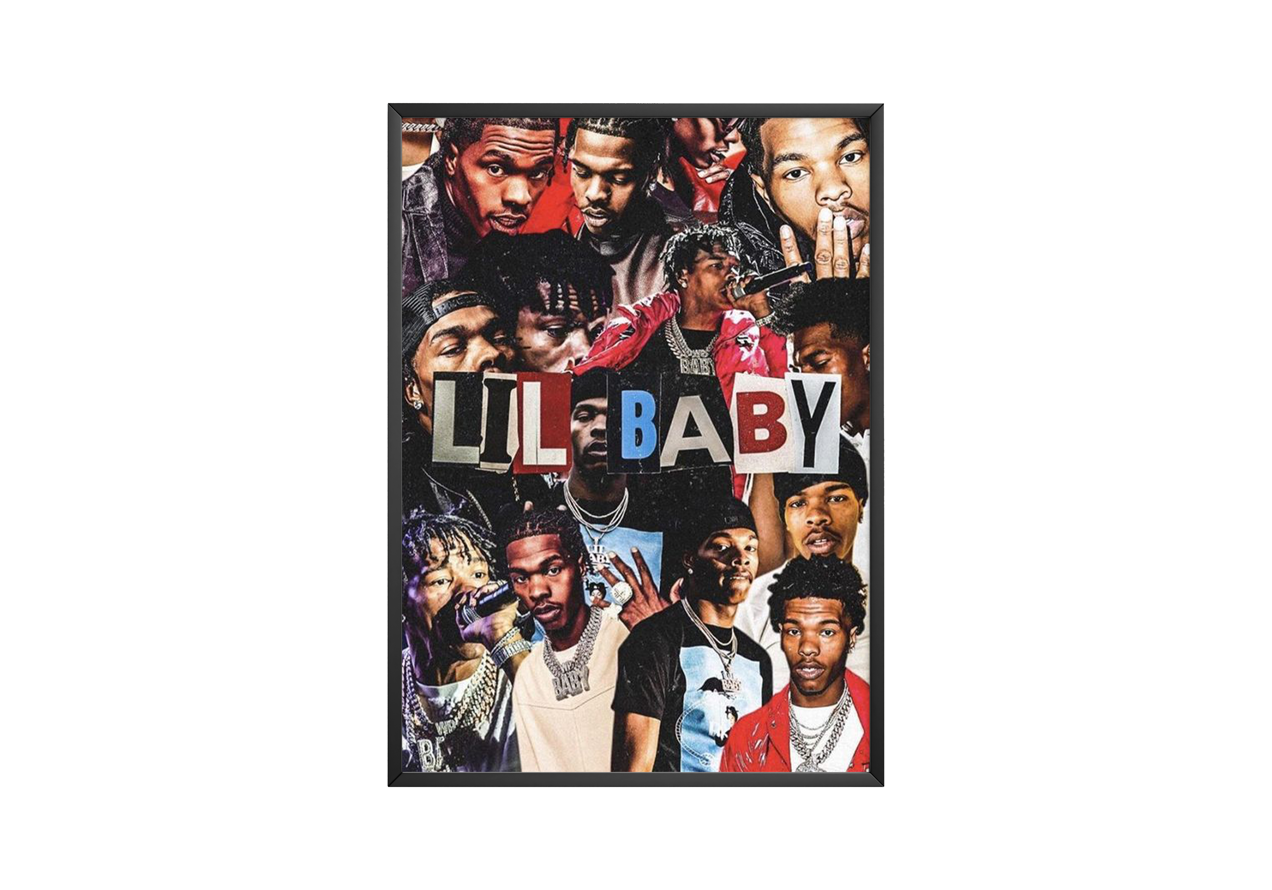 Lil Baby Collage Poster | Hype Posters
