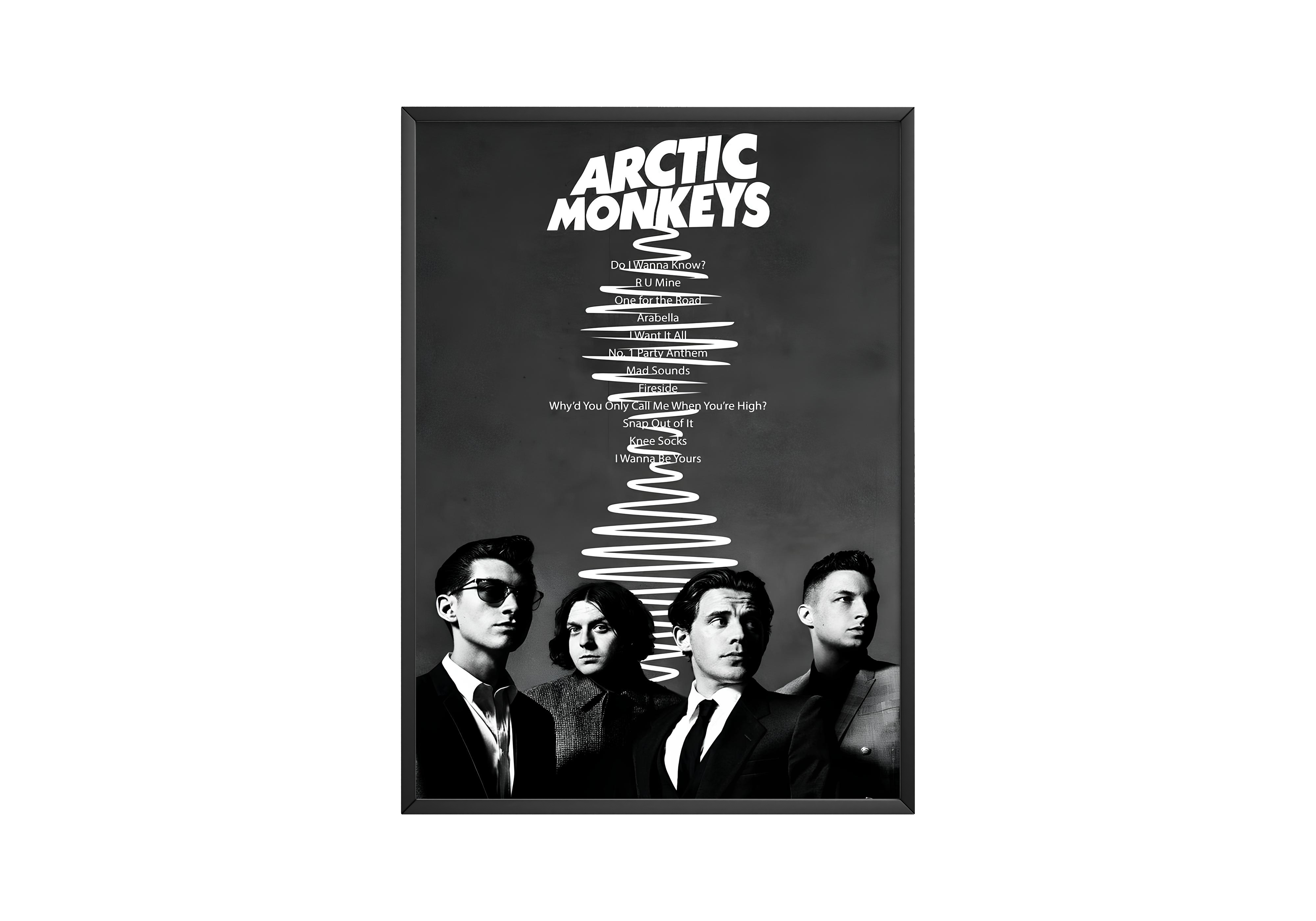 Arctic Monkeys Tracklist Poster | Hype Posters