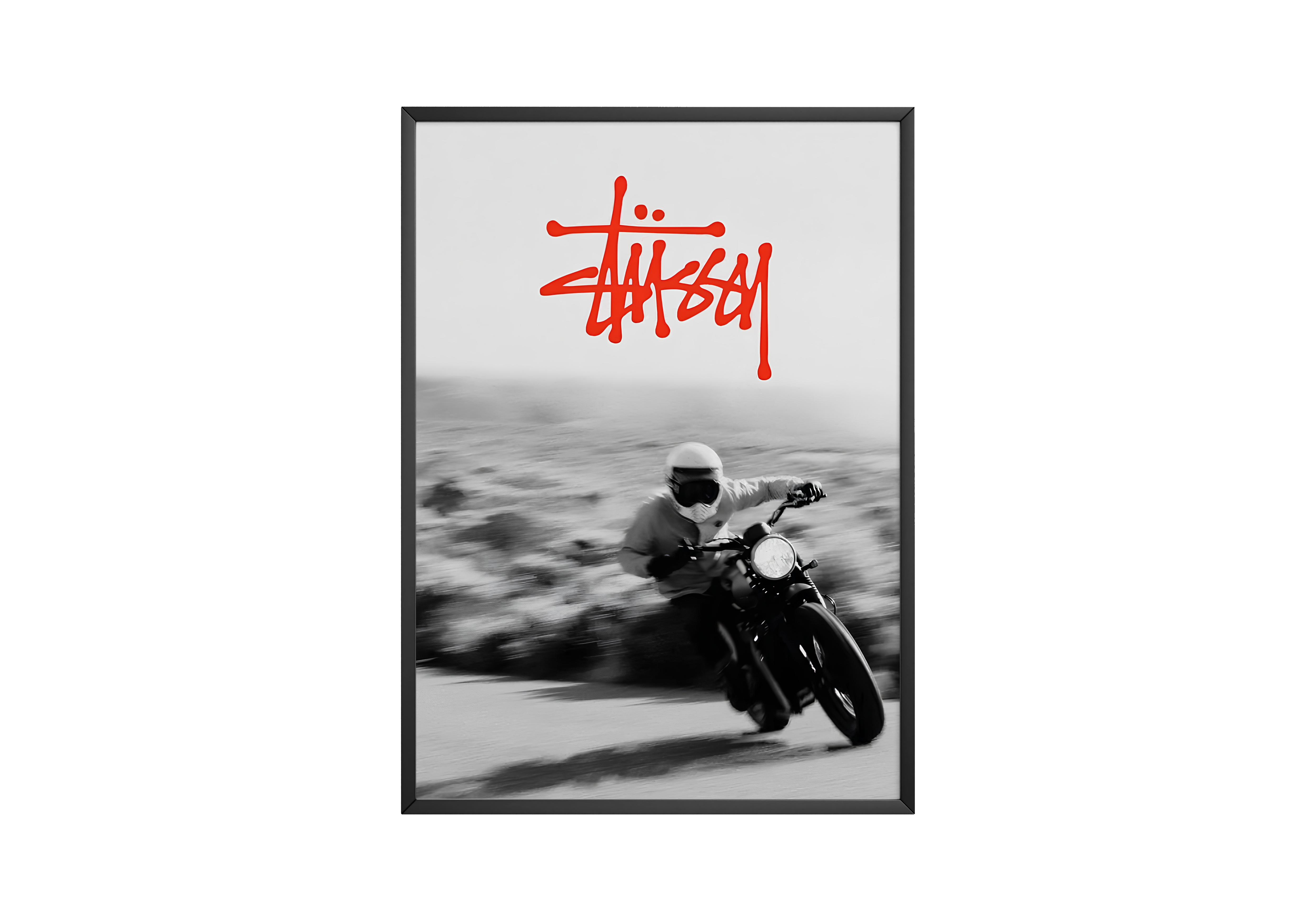 Stussy Motorbike Motion Poster | Hype Posters