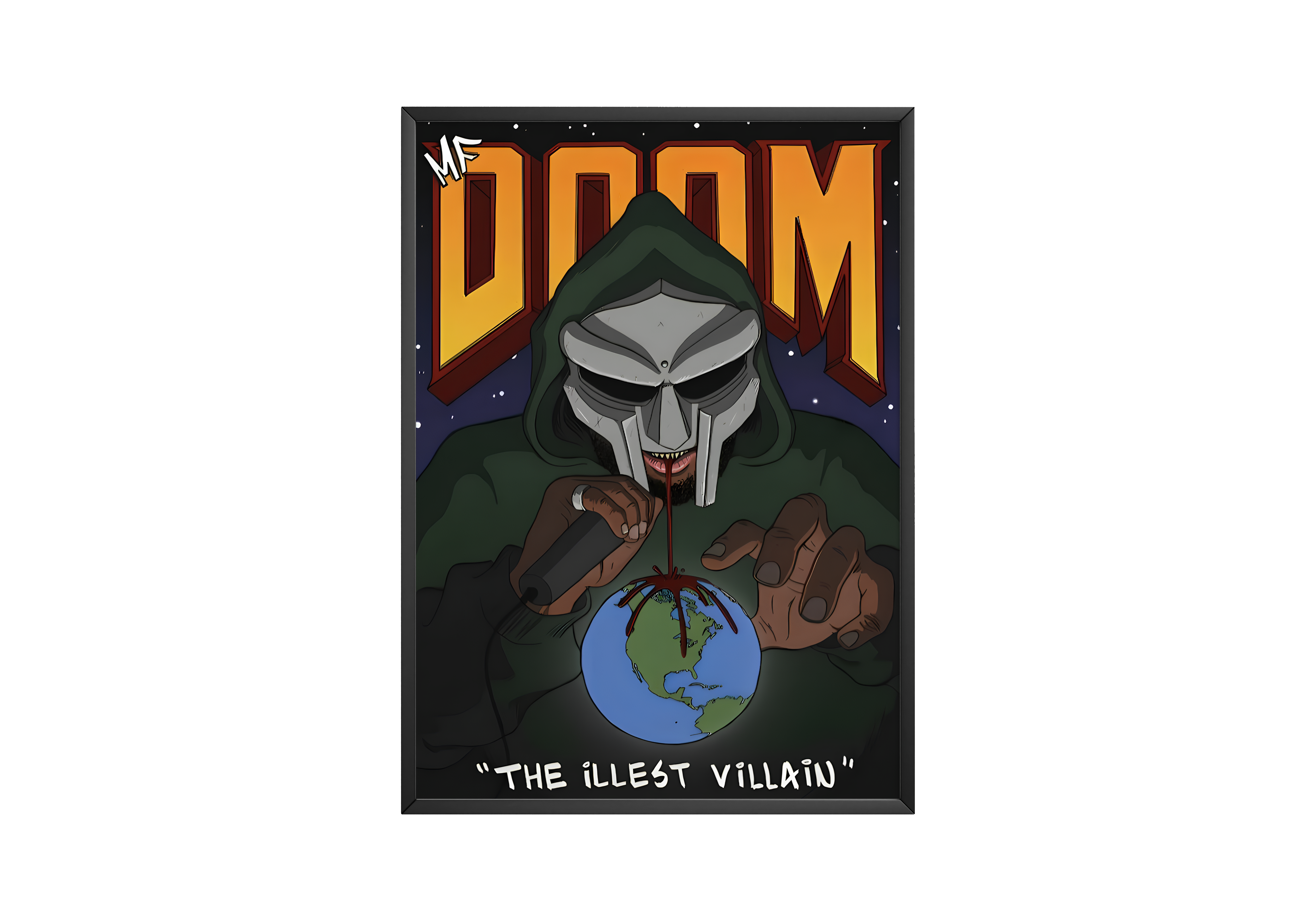 MF Doom 'The iLLEST ViLLAin' Poster | Hype Posters