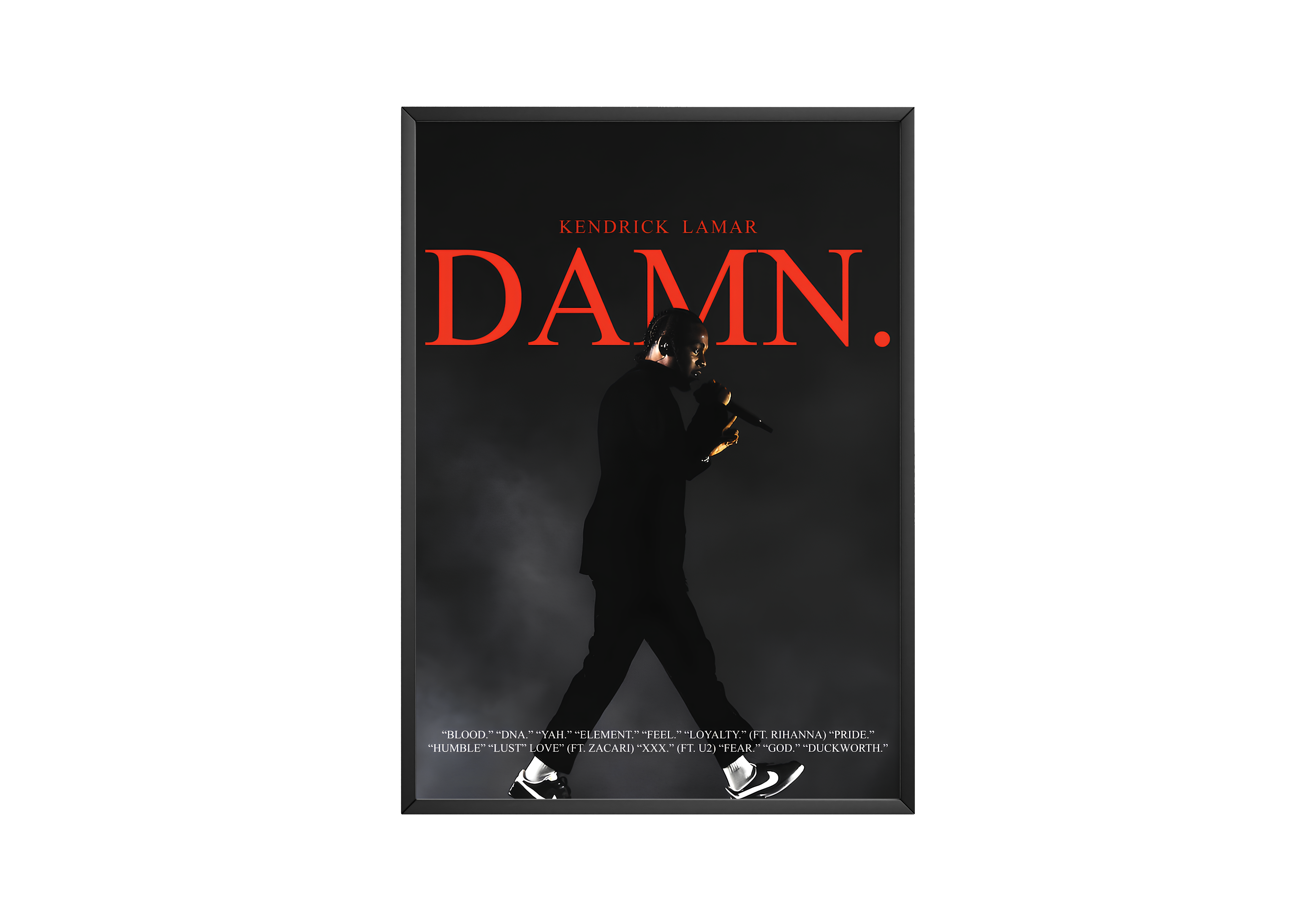 Kendrick Lamar 'DAMN' Poster | Hype Posters