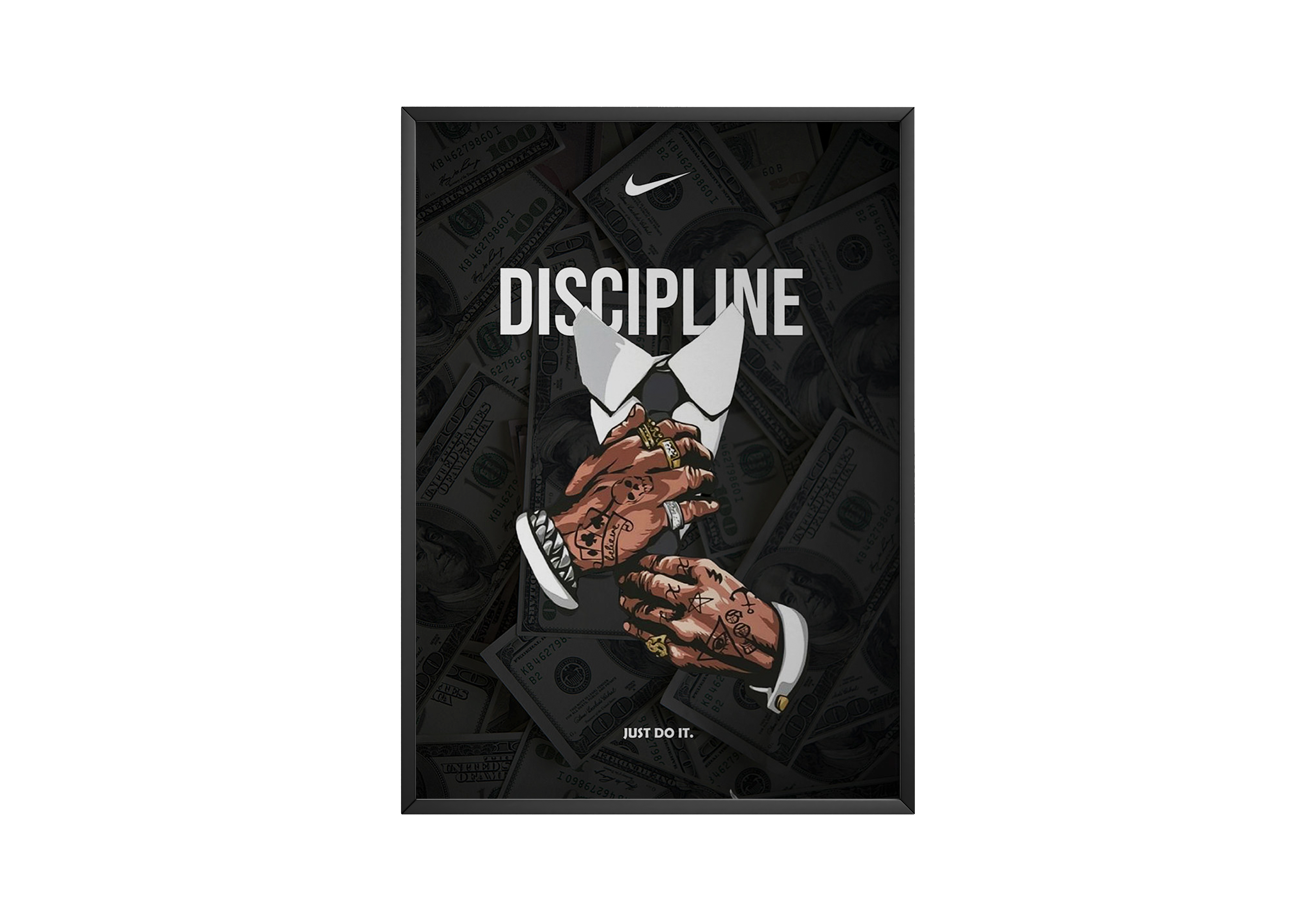 Discipline Money Nike Poster | Hype Posters