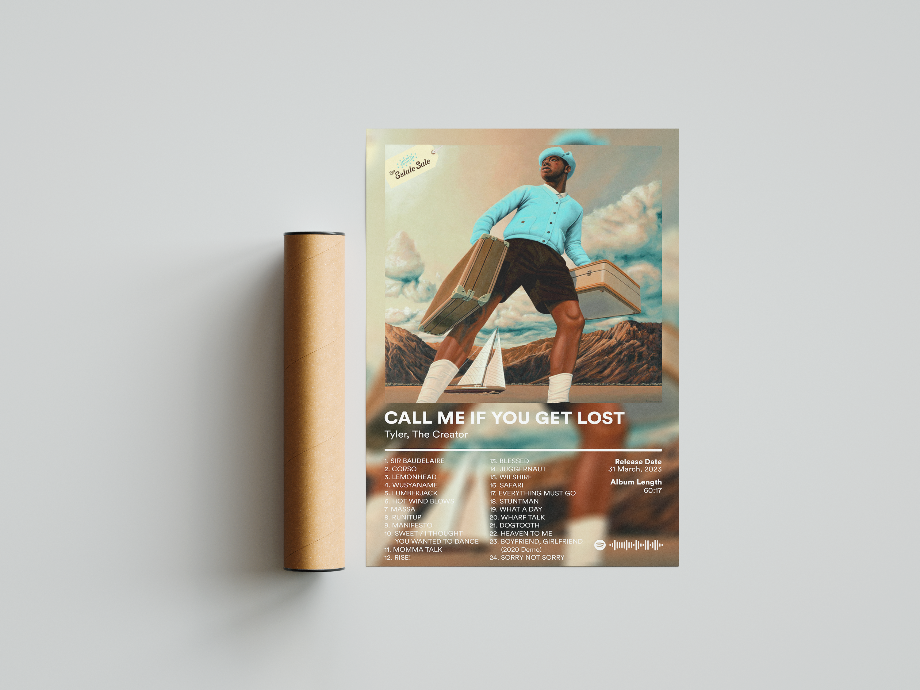 Tyler The Creator 'CMIYGL The Estate Sale' Album Poster | Hype Posters
