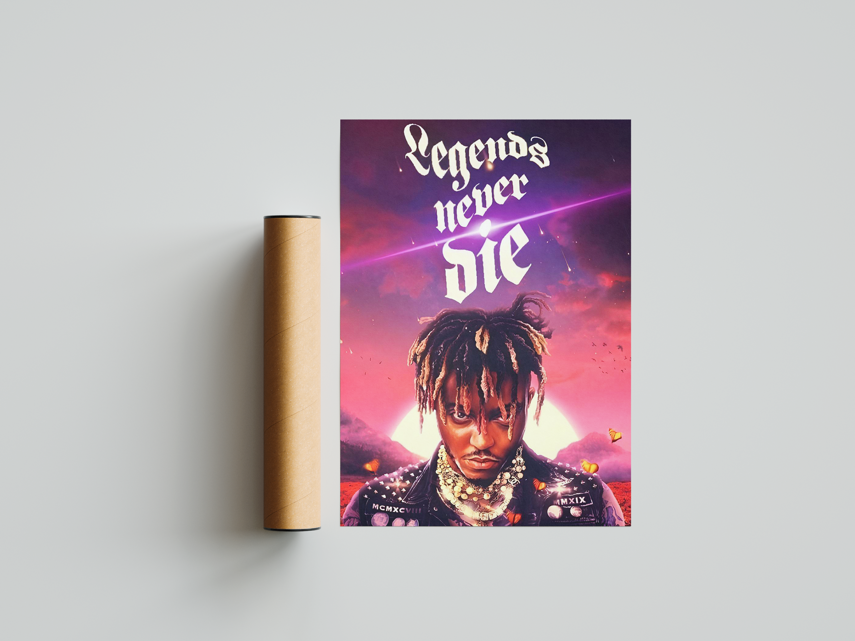 Juice WRLD 'Legends Never Die' V2 Poster | Hype Posters