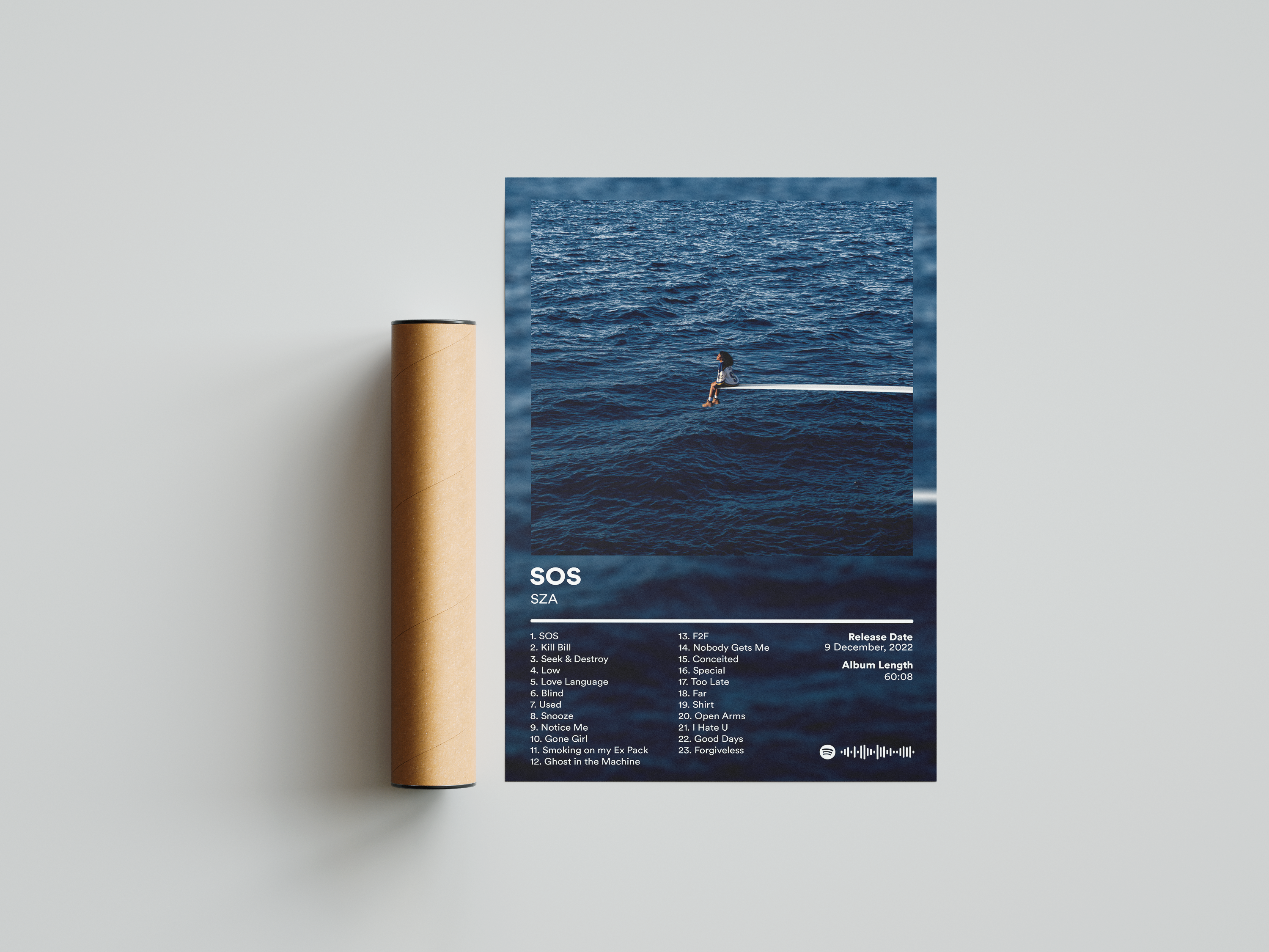 SZA 'SOS' Album Poster | Hype Posters