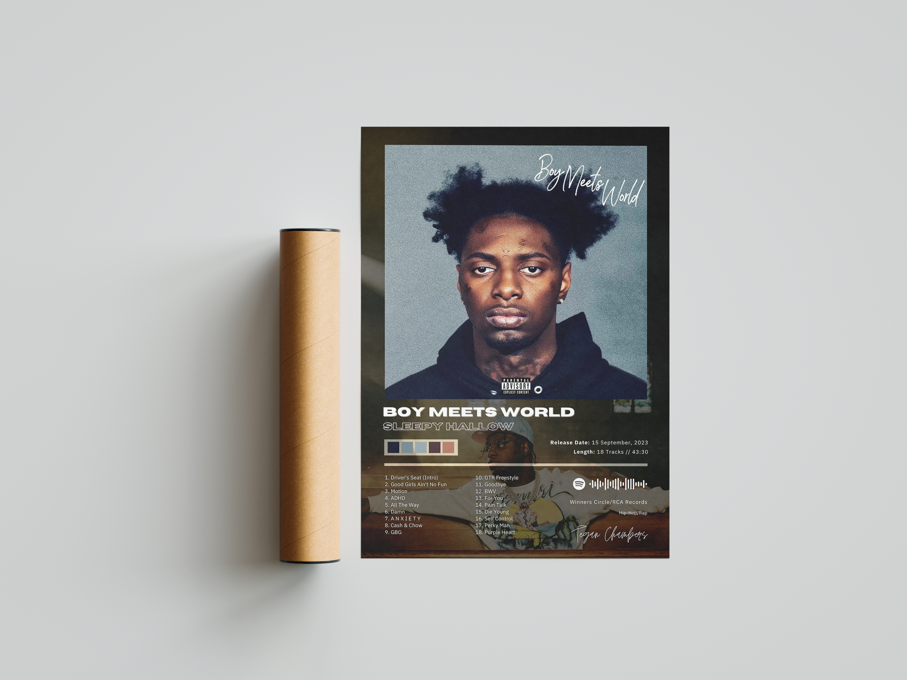 Sleepy Hallow 'Boy Meets World' Album Poster | Hype Posters