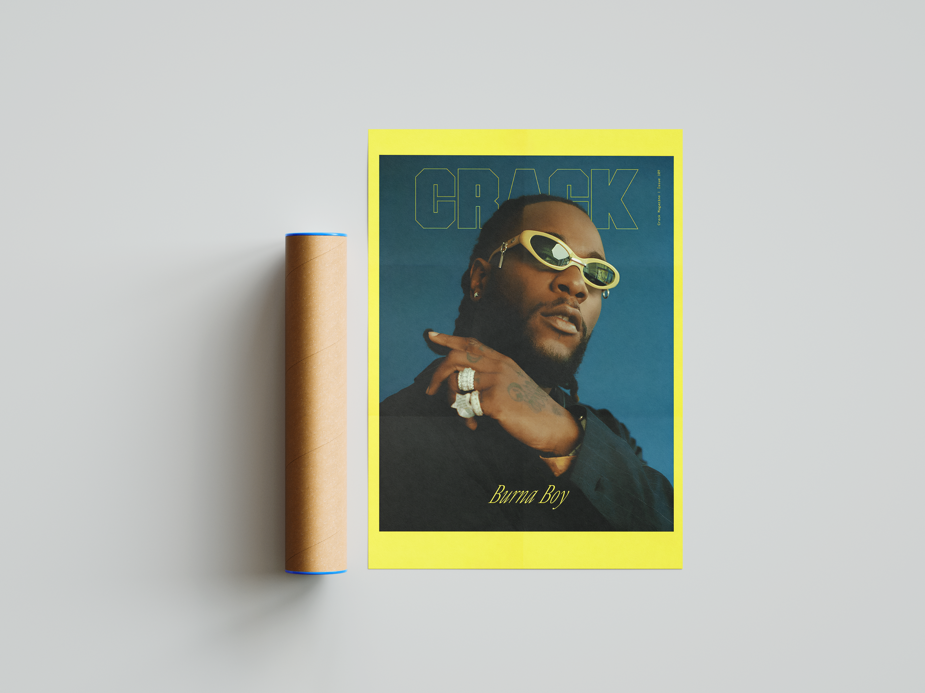 Burna Boy 'Crack Magazine' Poster | Hype Posters