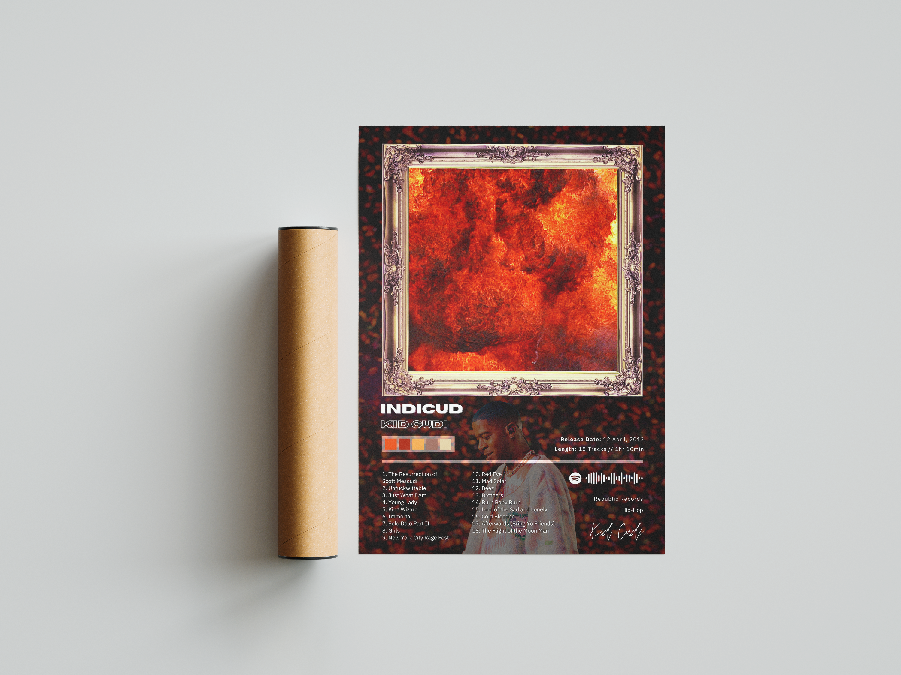Kid Cudi 'Indicud' Album Poster | Hype Posters