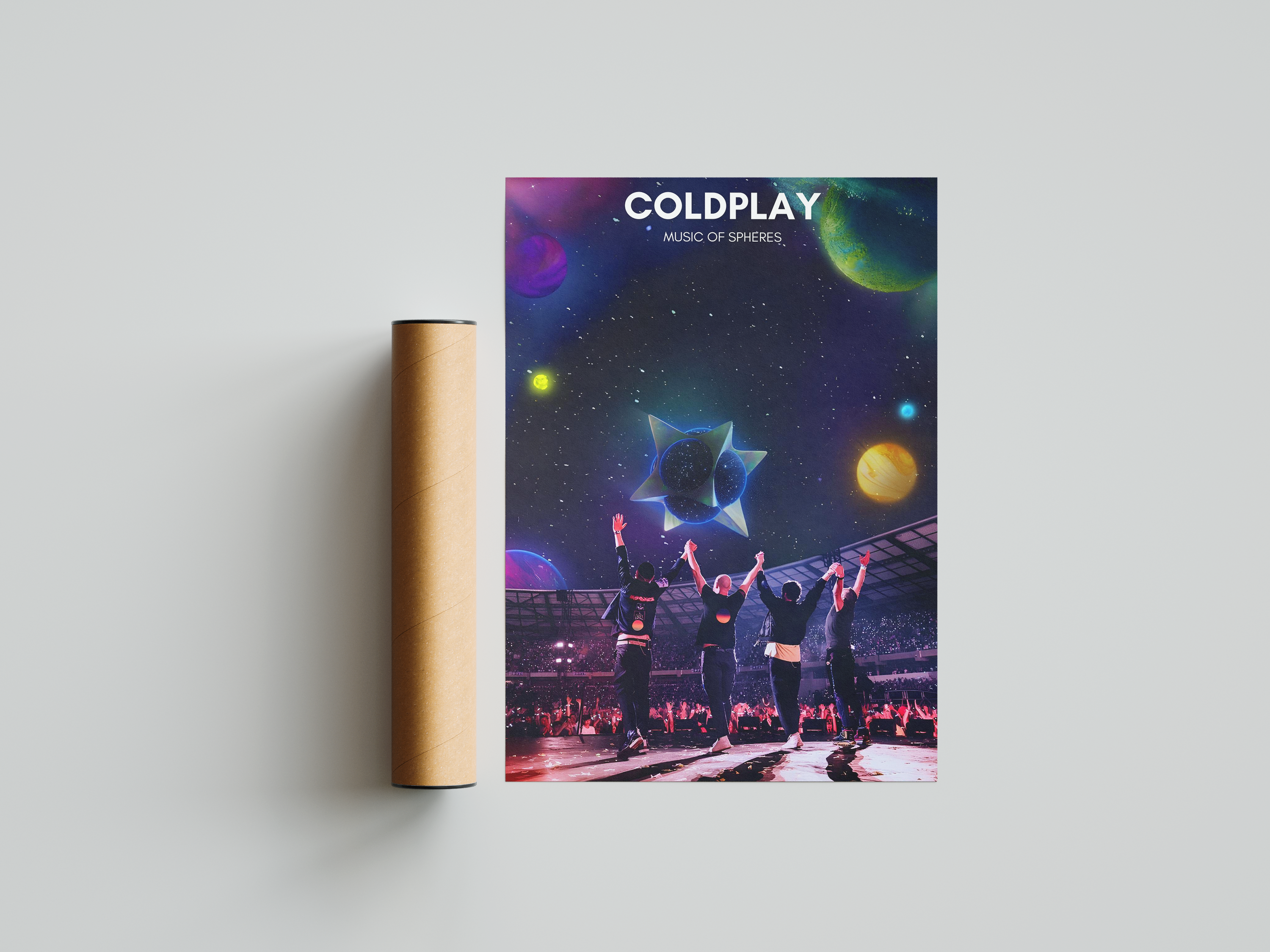 Coldplay 'Music Of Spheres' Poster | Hype Posters
