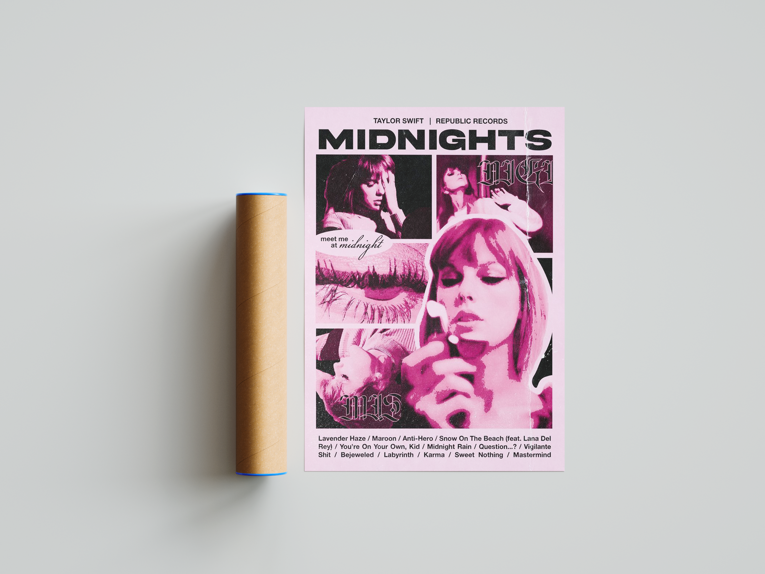 Taylor Swift 'Midnights' Poster | Hype Posters