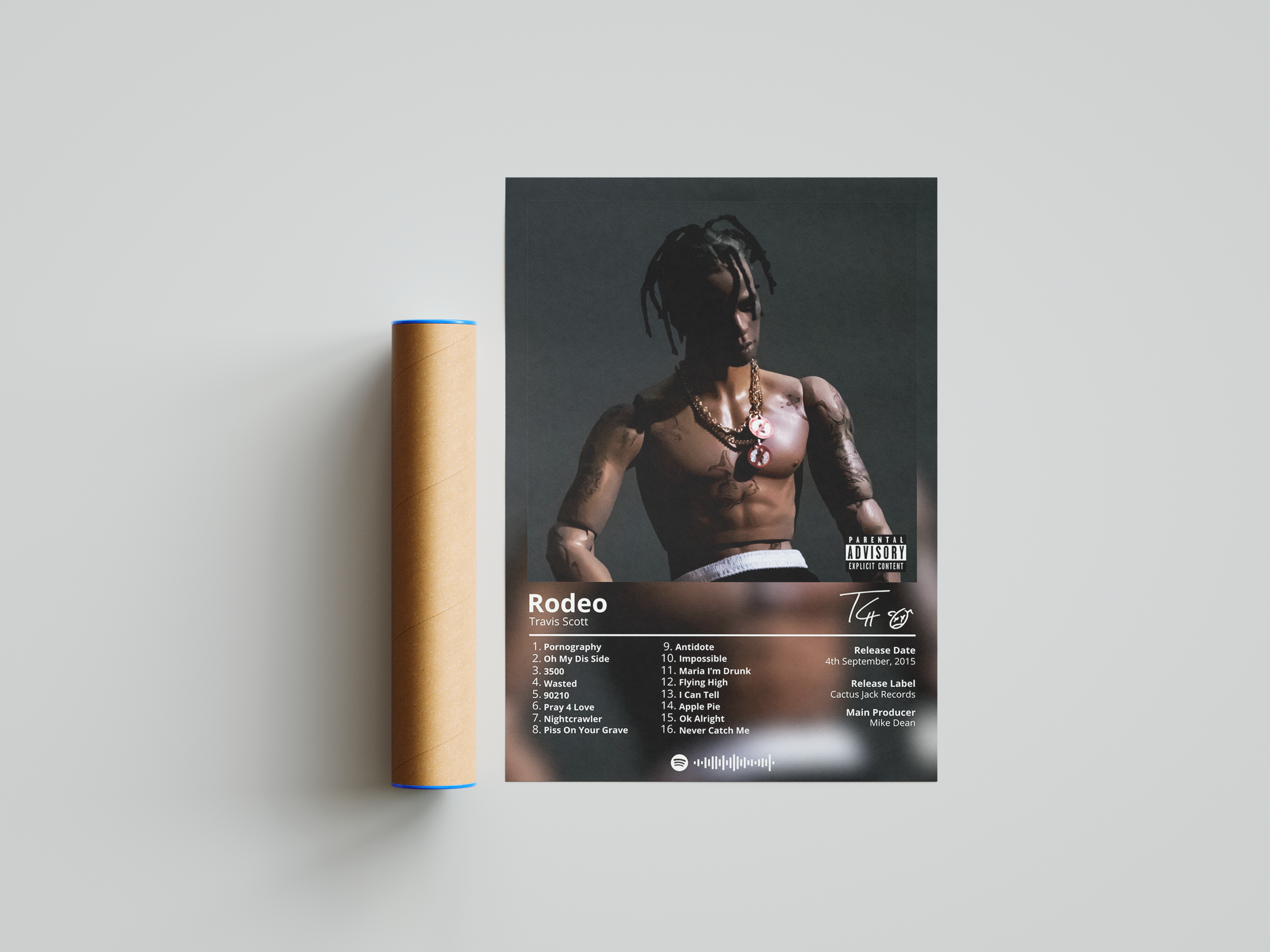 Travis Scott 'Rodeo' Album Poster | Hype Posters