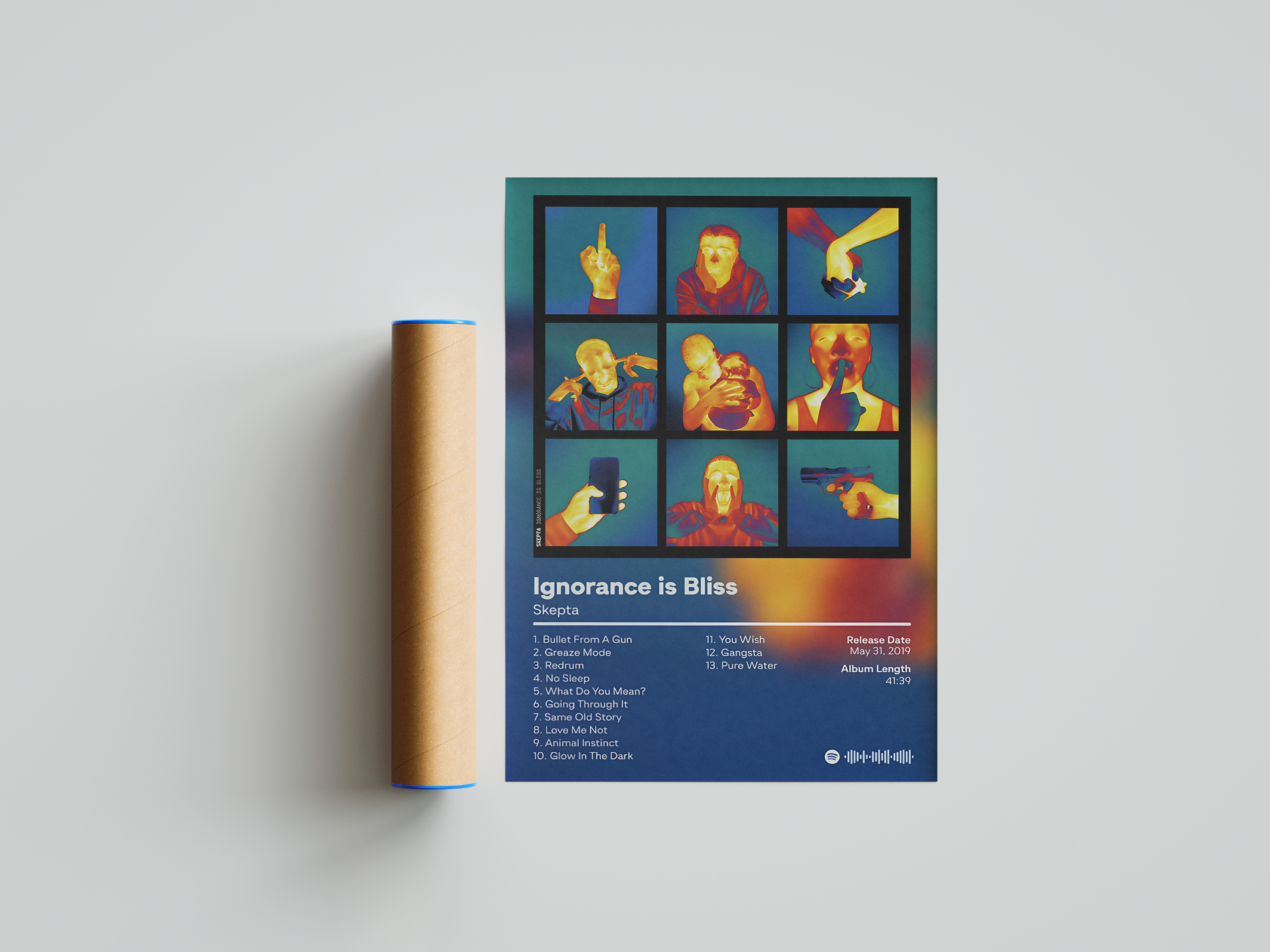 Skepta - "Ignorance Is Bliss" Album Poster | Hype Posters