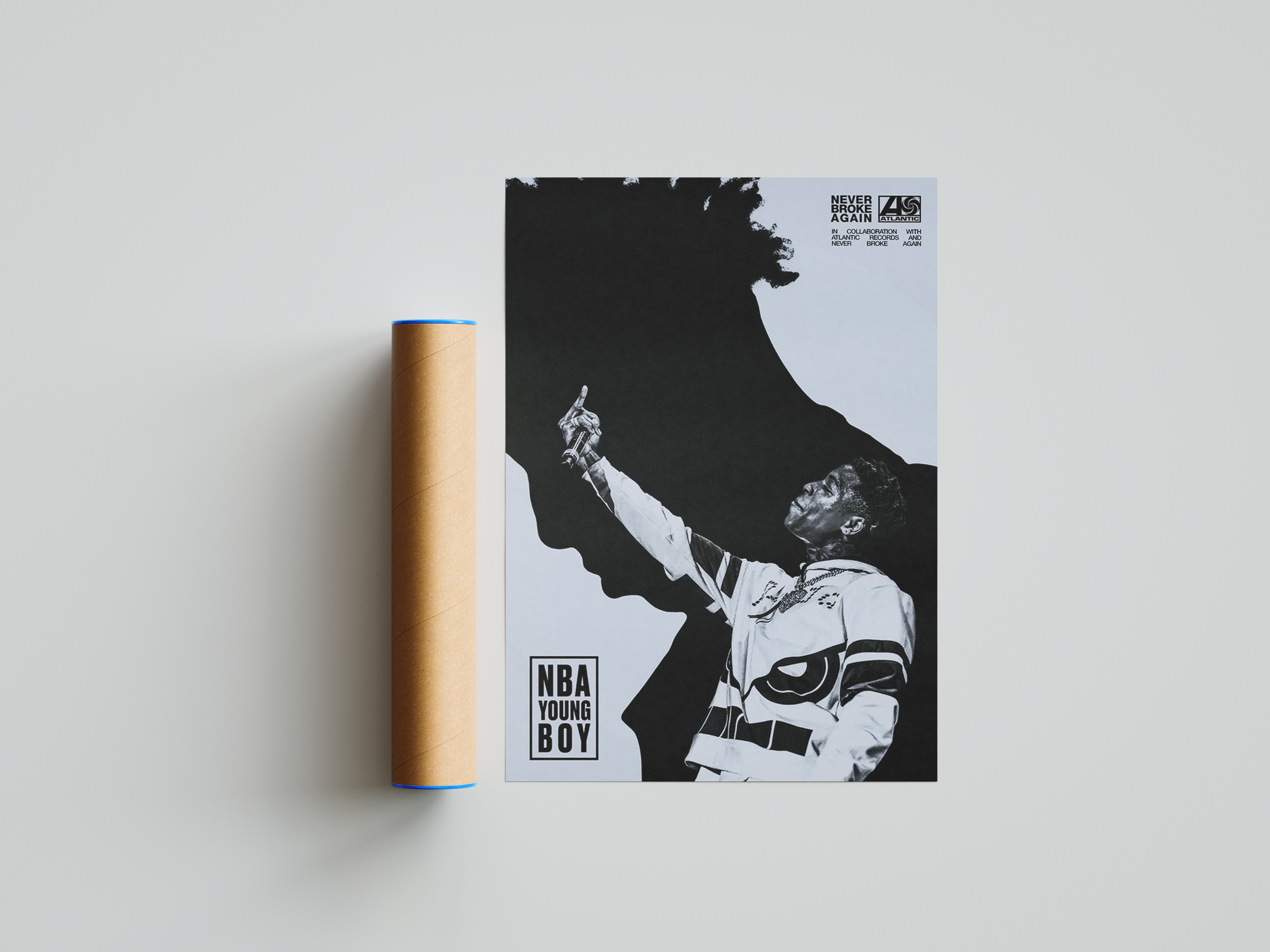 NBA Young Boy 'Silhouette' Poster | Hype Posters