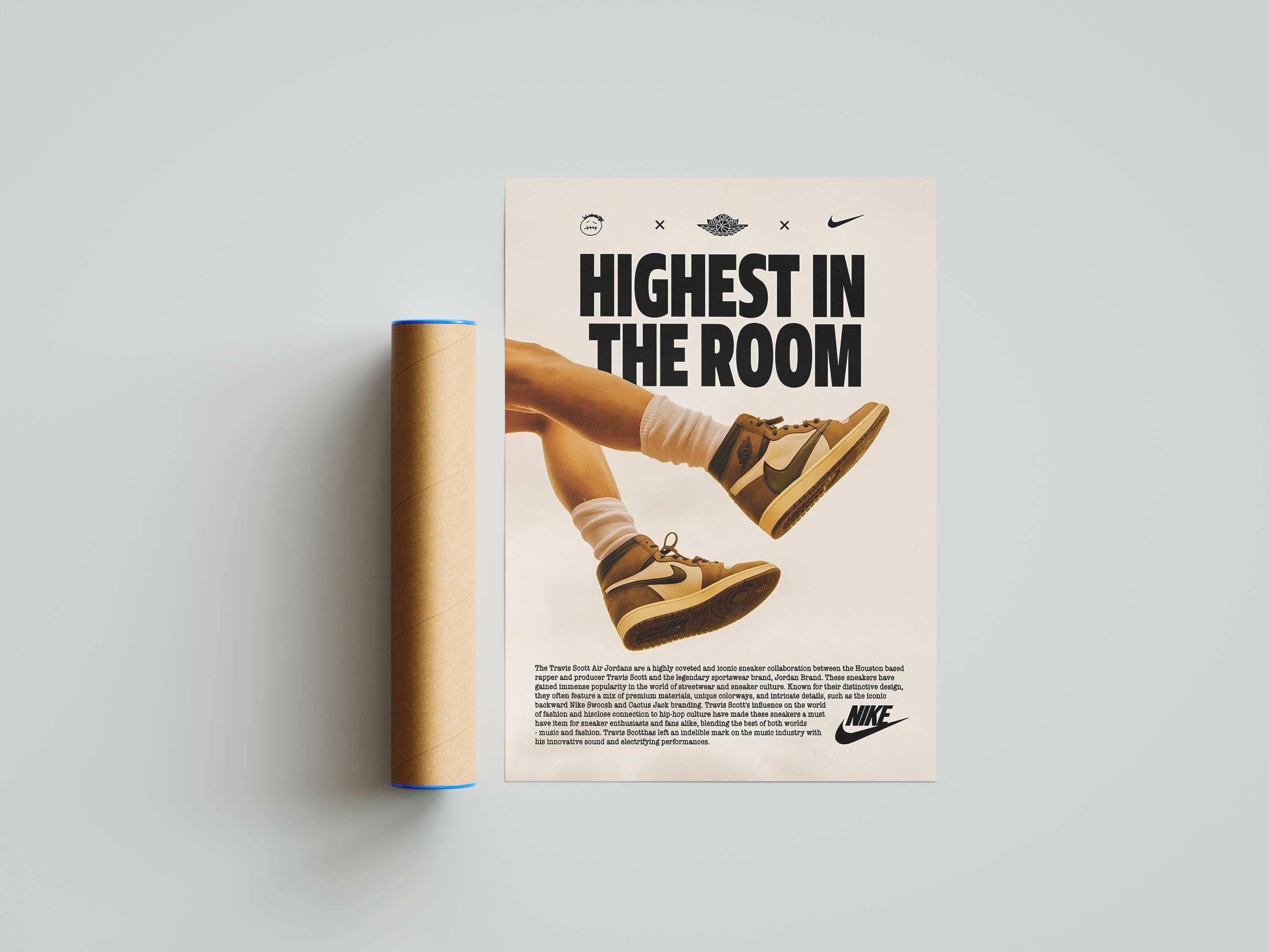 Highest In The Room Jordans Poster | Hype Posters