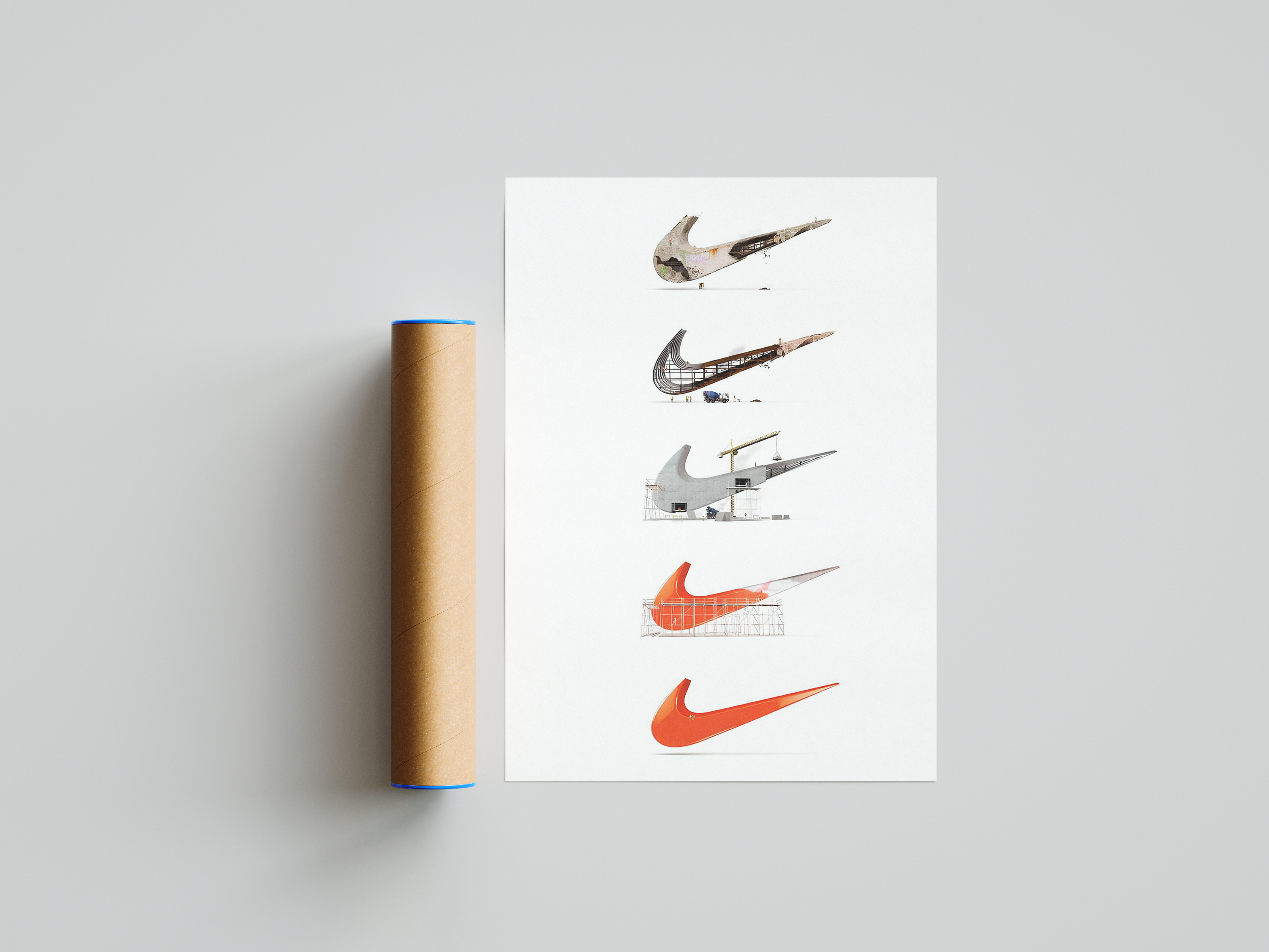 Nike Construction Poster | Hype Posters