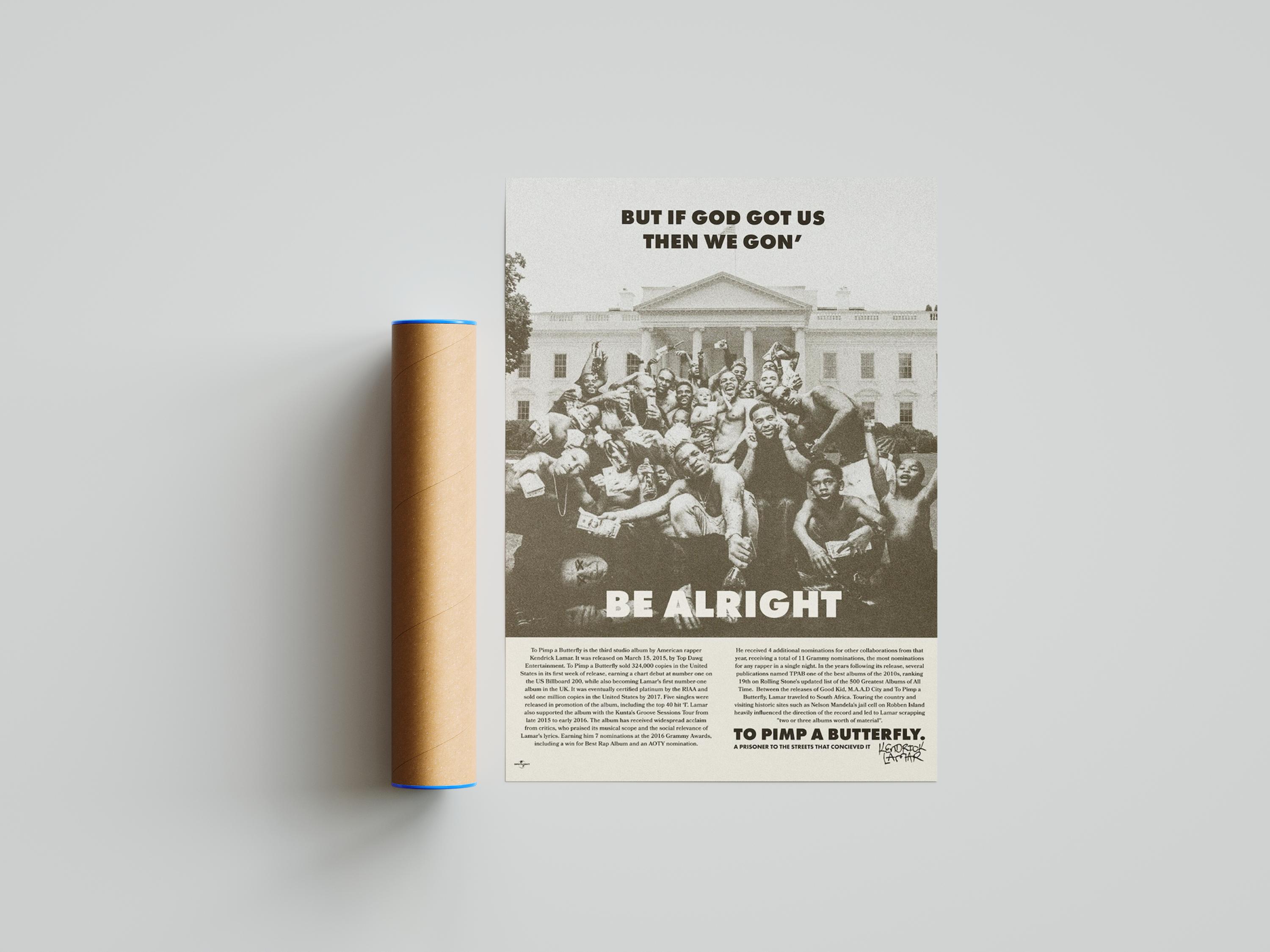 Kendrick Lamar 'We Gon Be Alright' Poster | Hype Posters