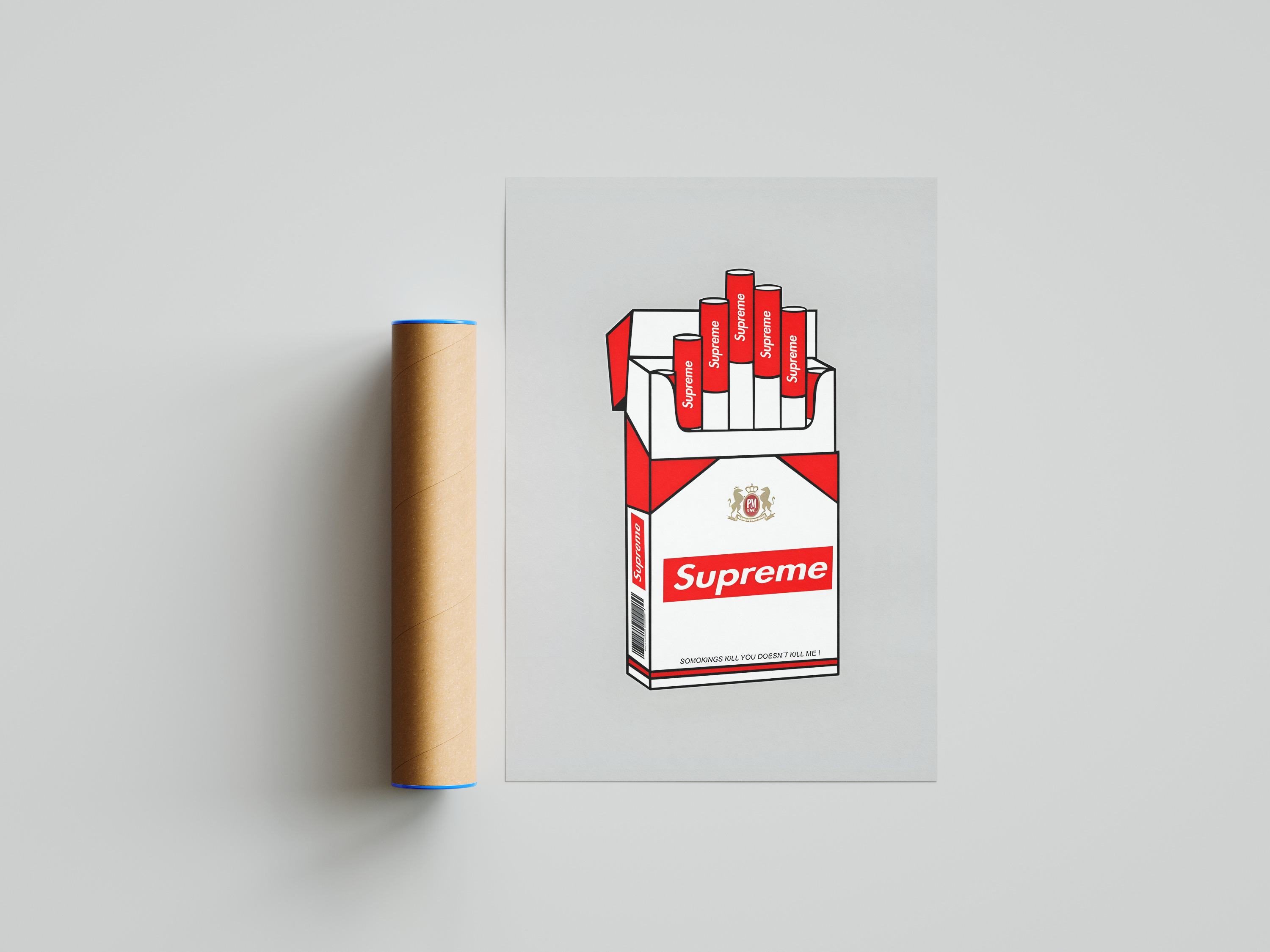 Supreme Smokes Poster | Hype Posters