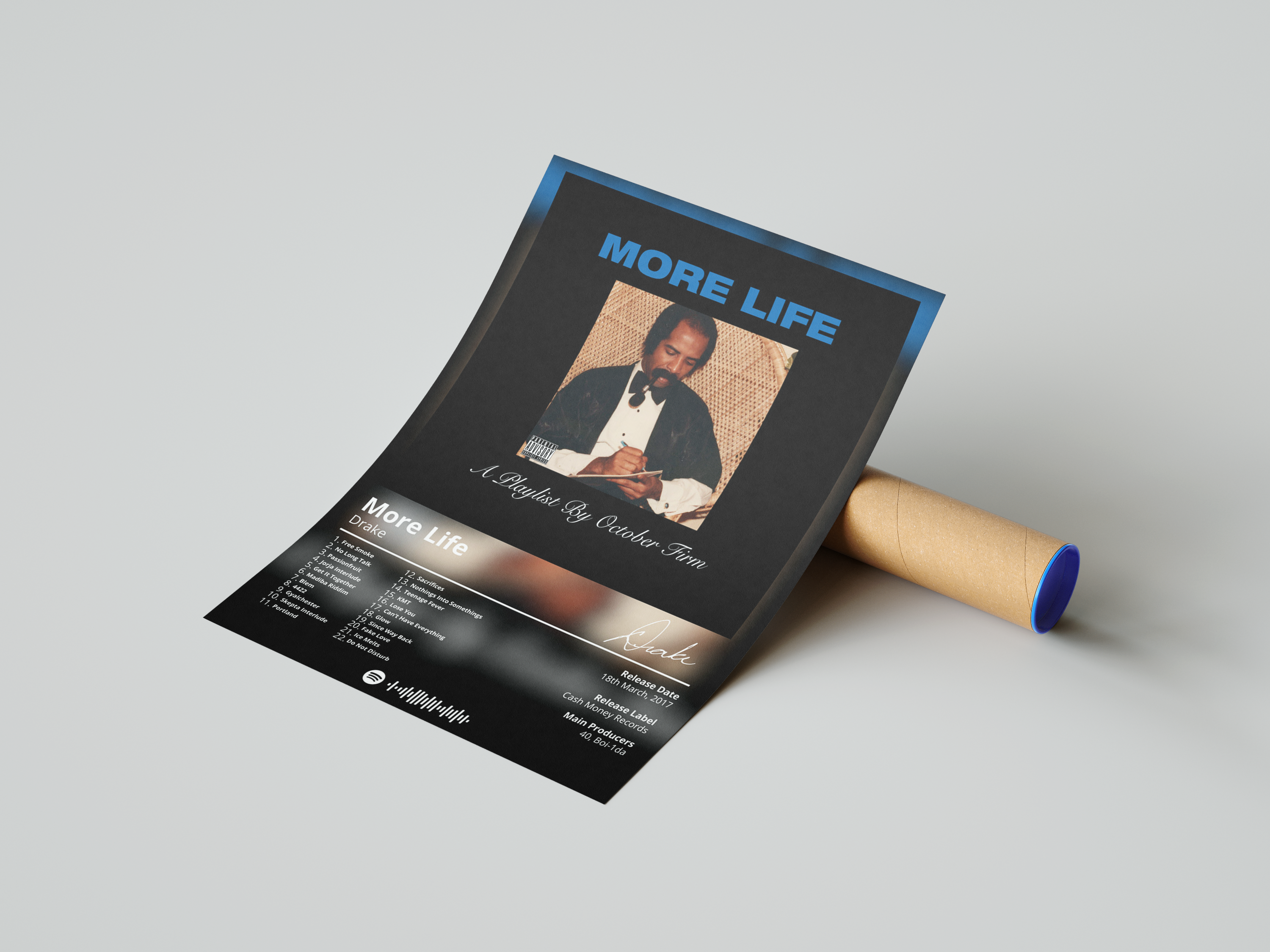 Drake 'More Life' Album Poster | Hype Posters