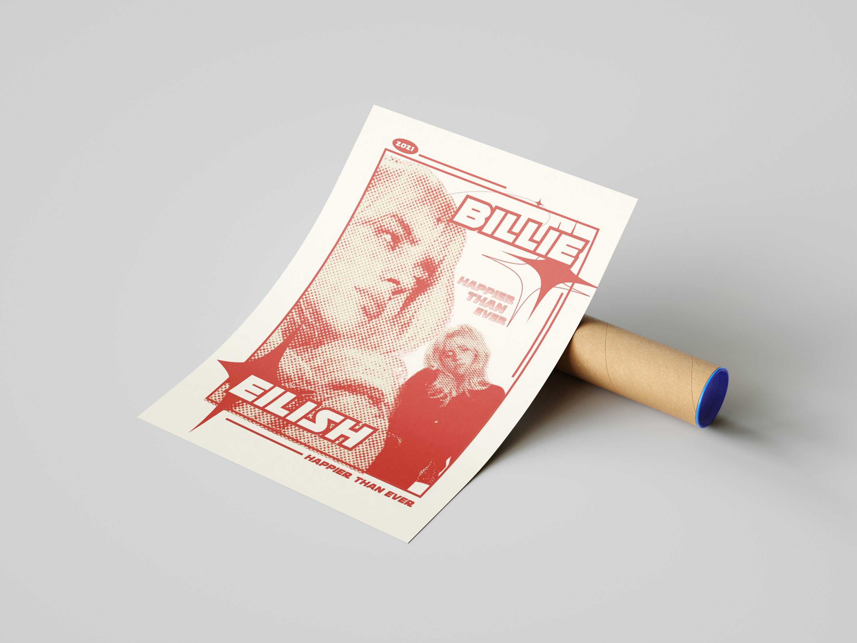 Billie Eilish 'Happier Than Ever' Poster | Hype Posters