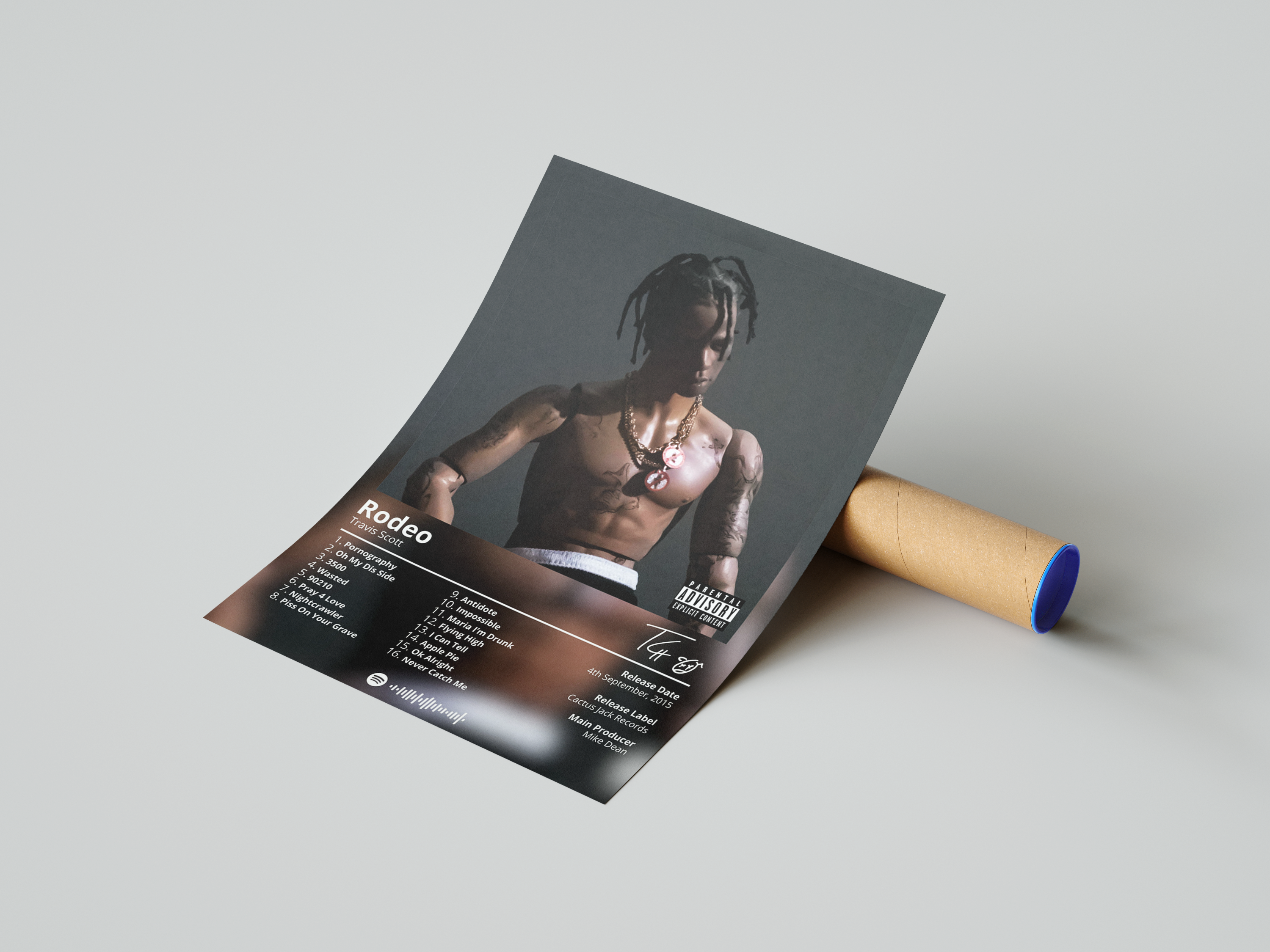 Travis Scott 'Rodeo' Album Poster | Hype Posters