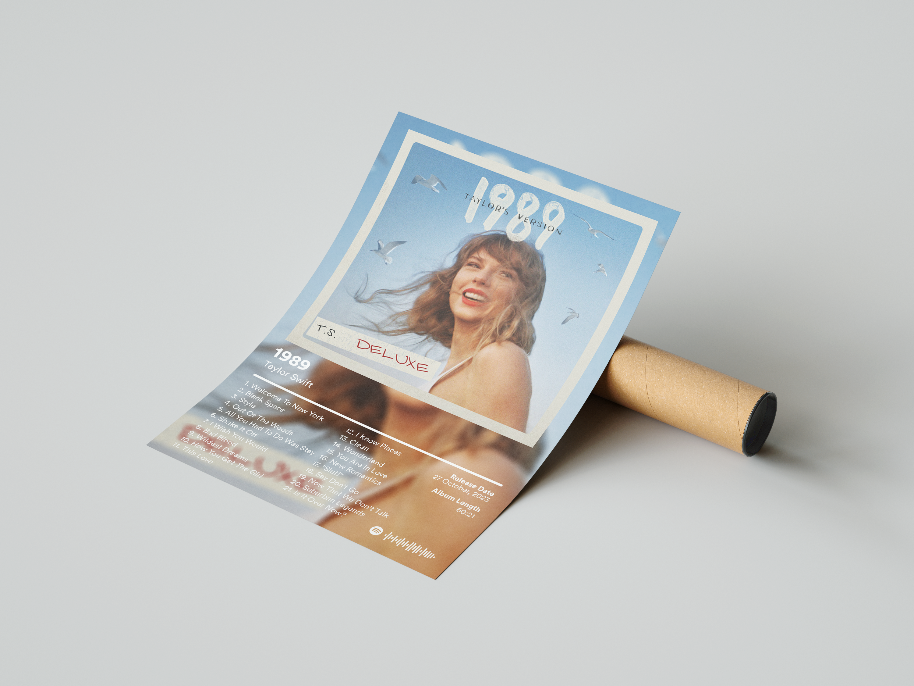 Taylor Swift '1989' (Taylor's Version) Album Poster | Hype Posters