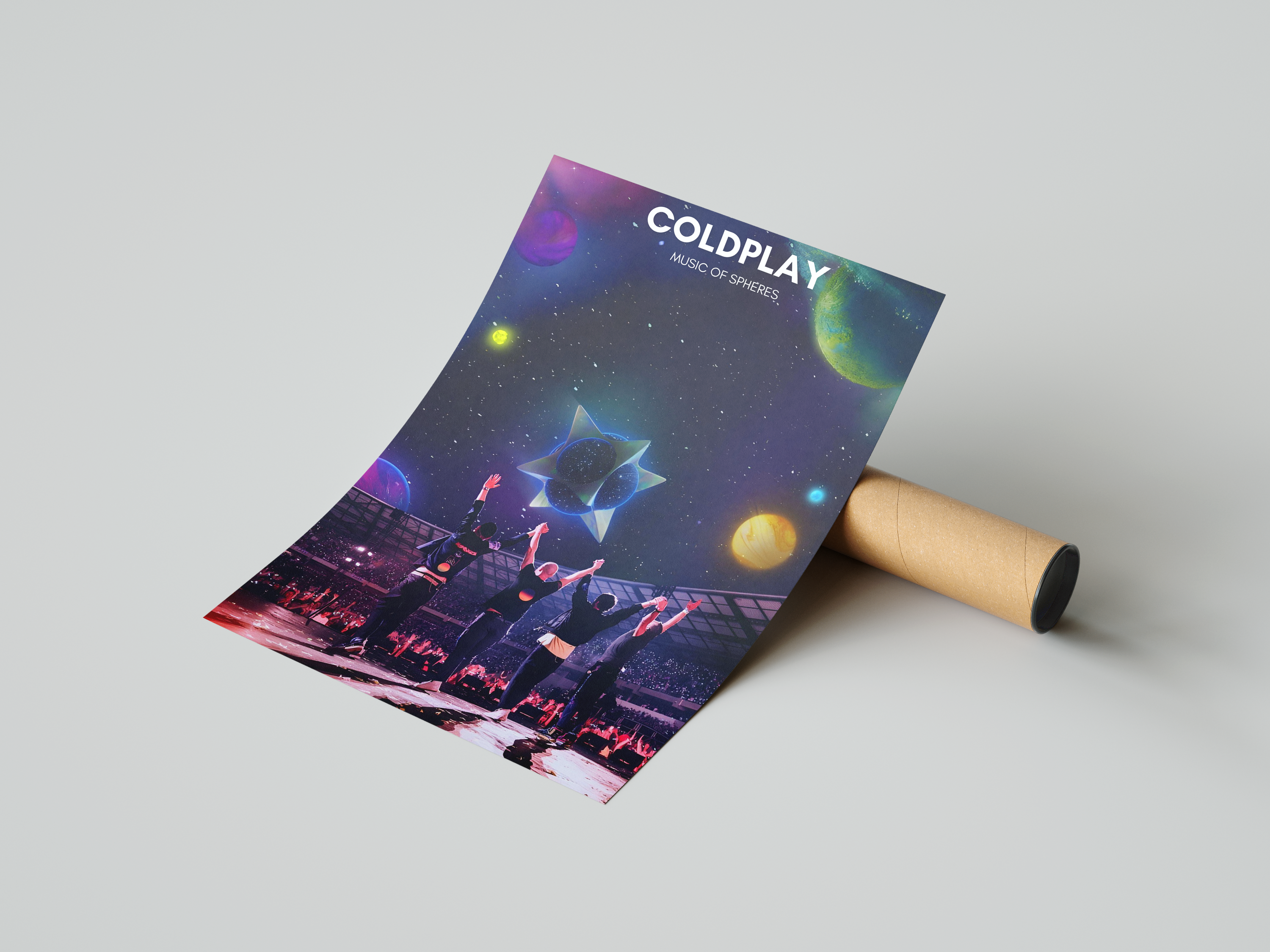 Coldplay 'Music Of Spheres' Poster | Hype Posters