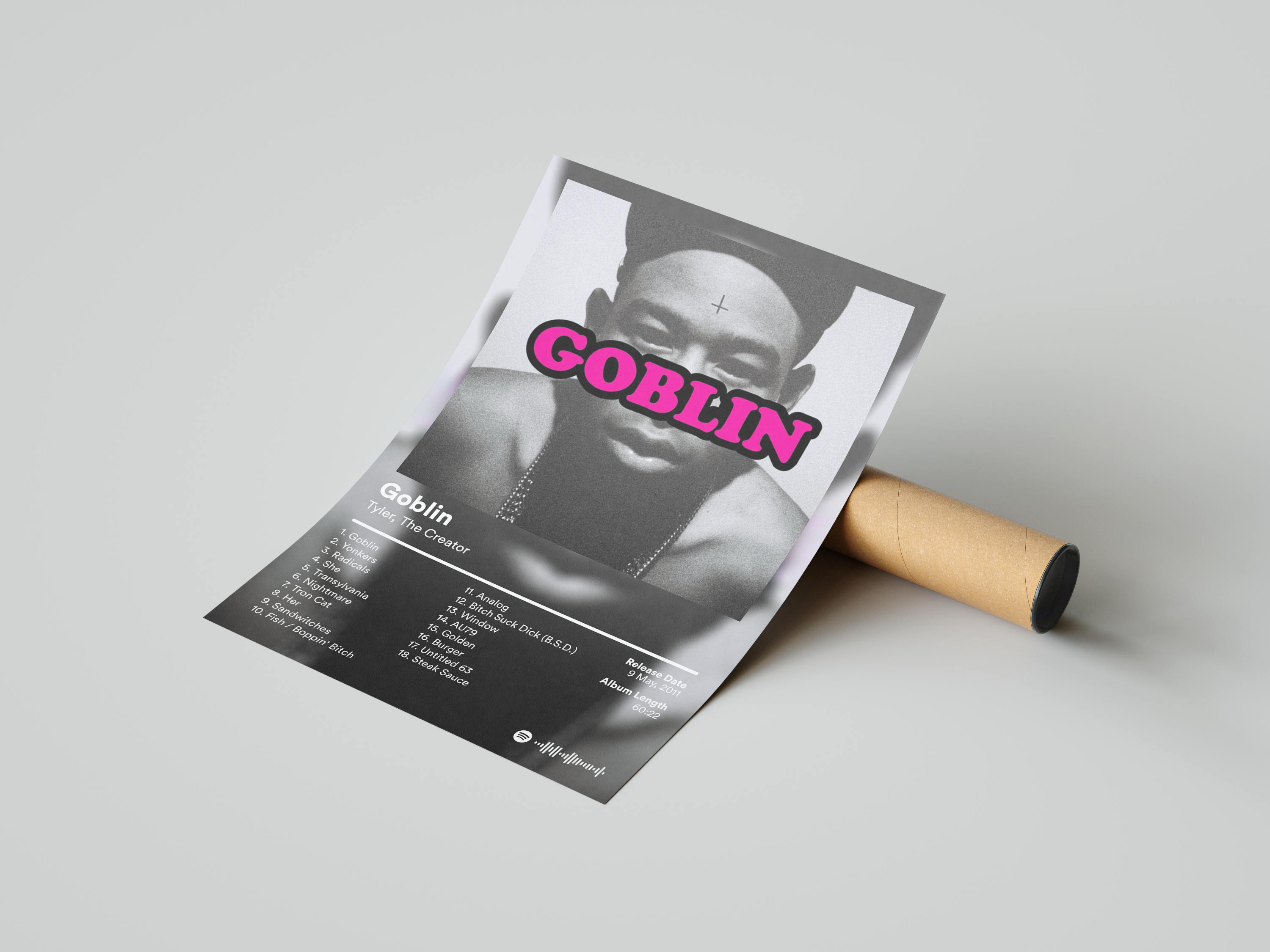 Tyler The Creator 'Goblin' Album Poster | Hype Posters