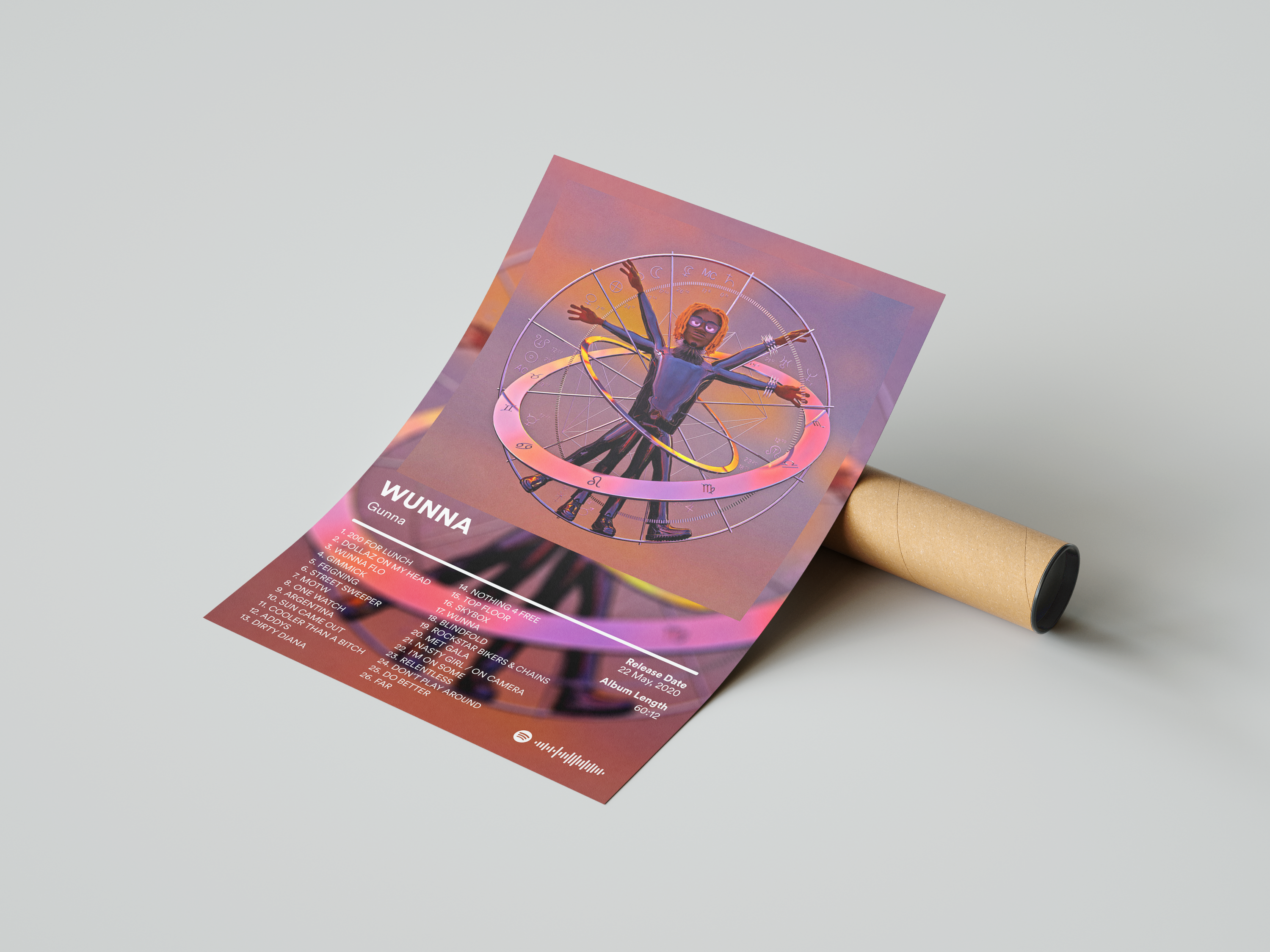 Gunna 'WUNNA' Album Poster | Hype Posters