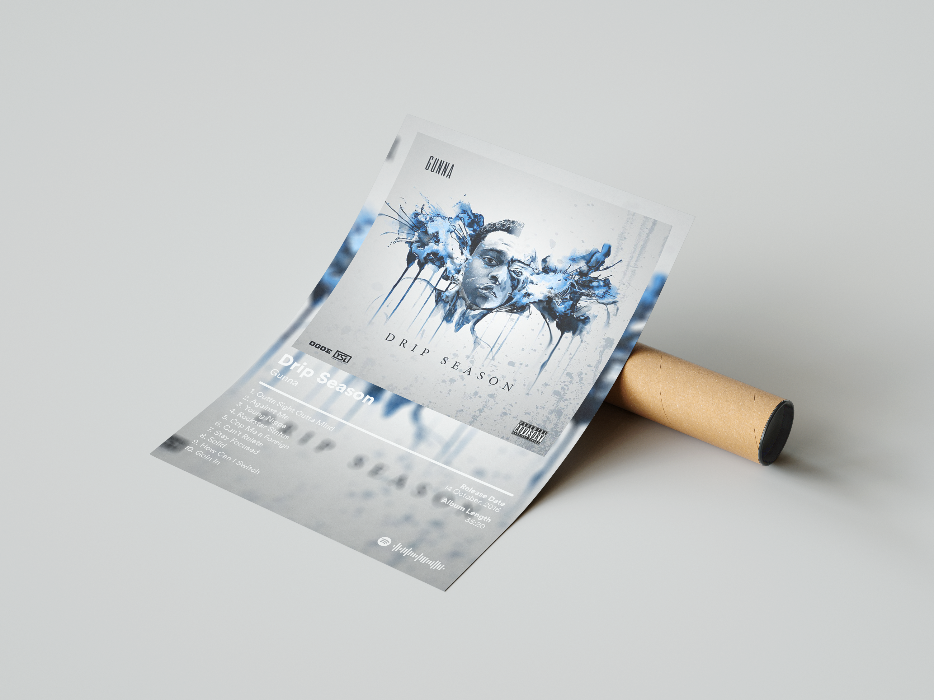 Gunna 'Drip Season' Album Poster | Hype Posters