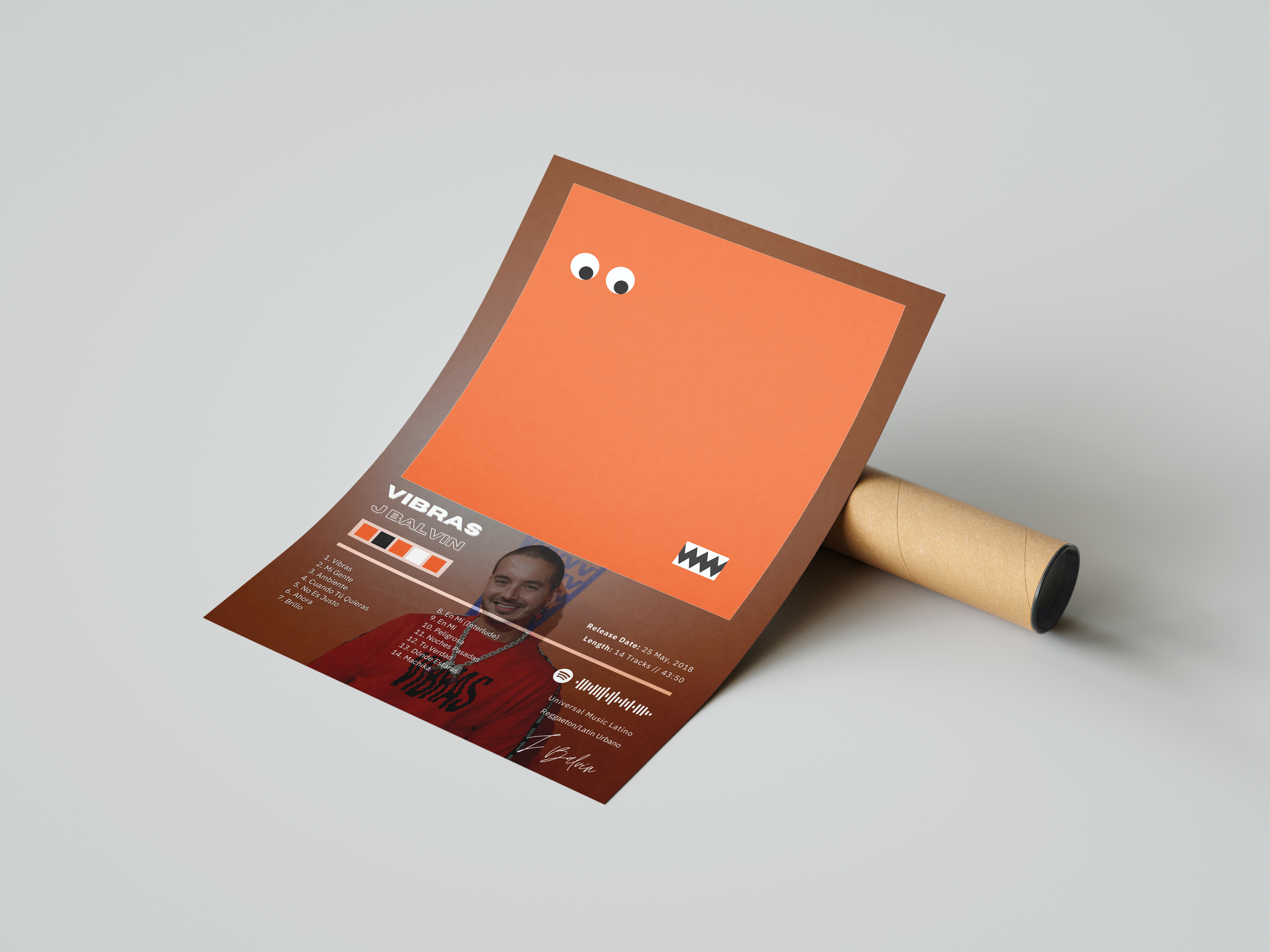 J Balvin 'Vibras' Album Poster | Hype Posters