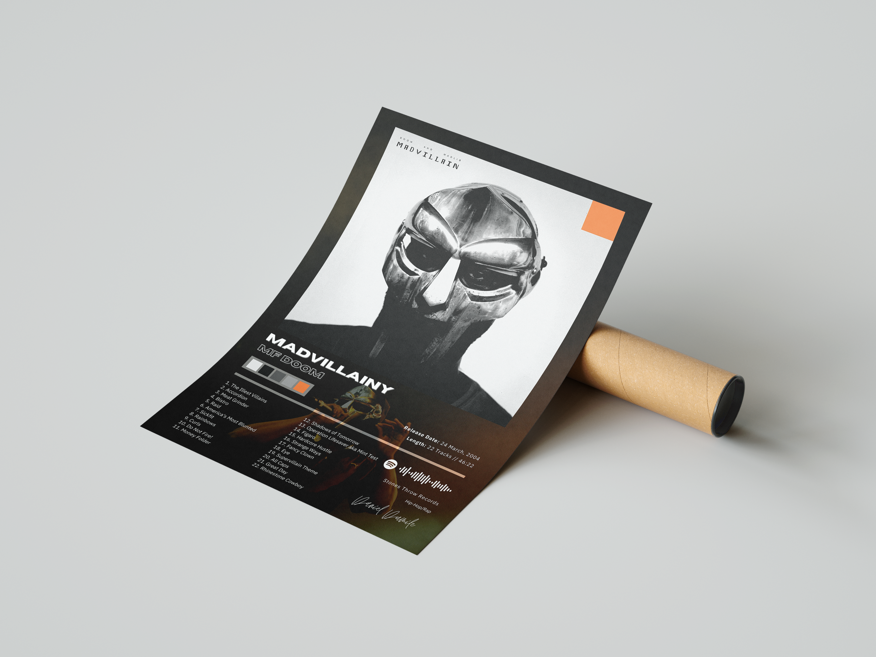 MF DOOM 'Madvillainy' Album Poster | Hype Posters