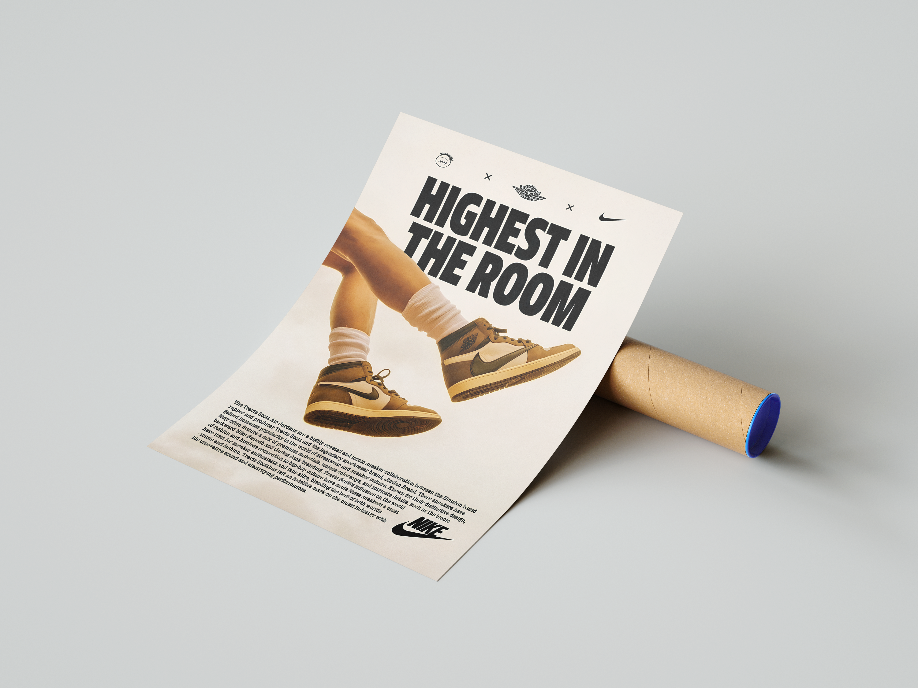 Highest In The Room Jordans Poster | Hype Posters