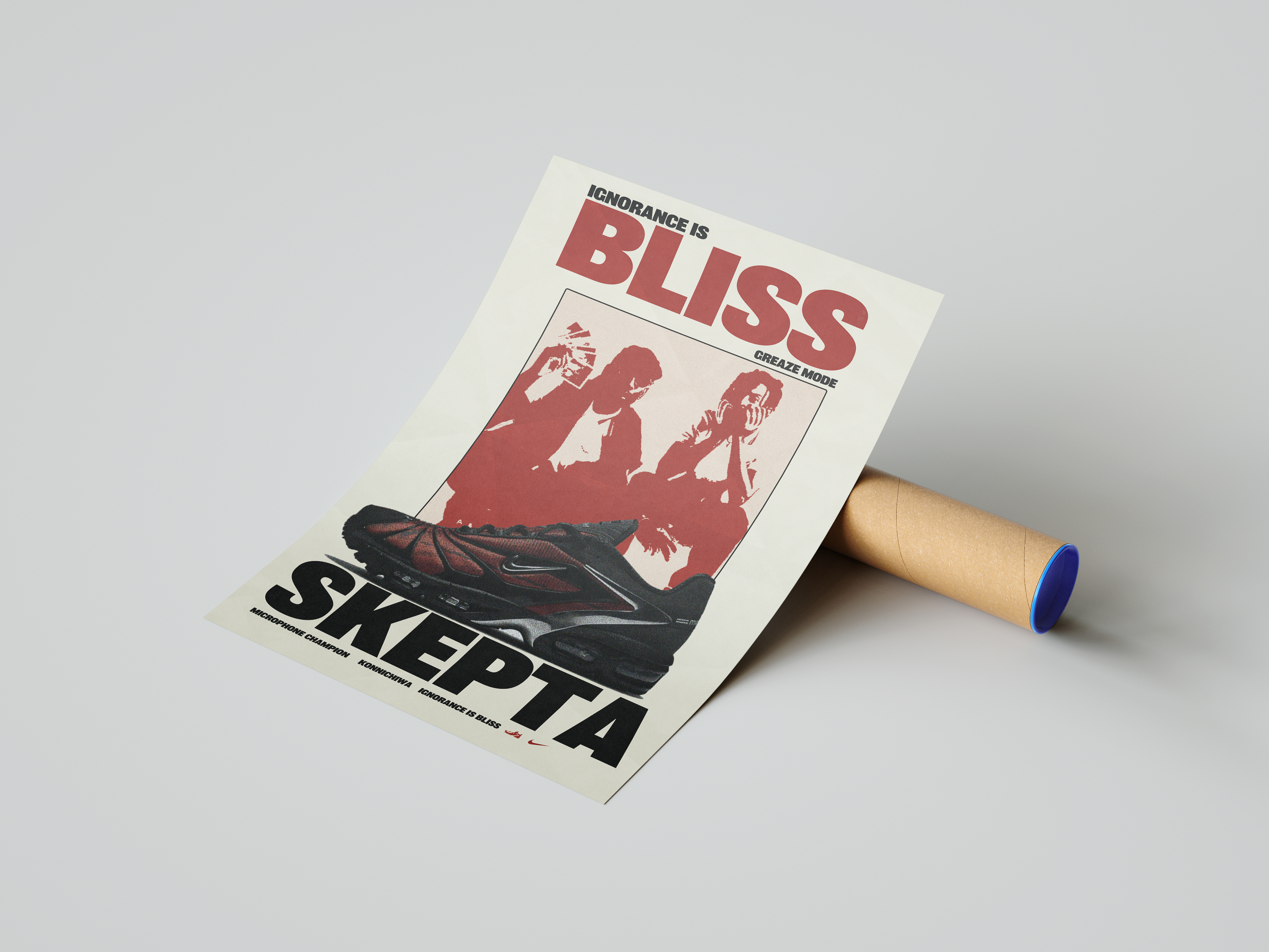 Skepta - Ignorance Is Bliss Sneaker Poster | Hype Posters