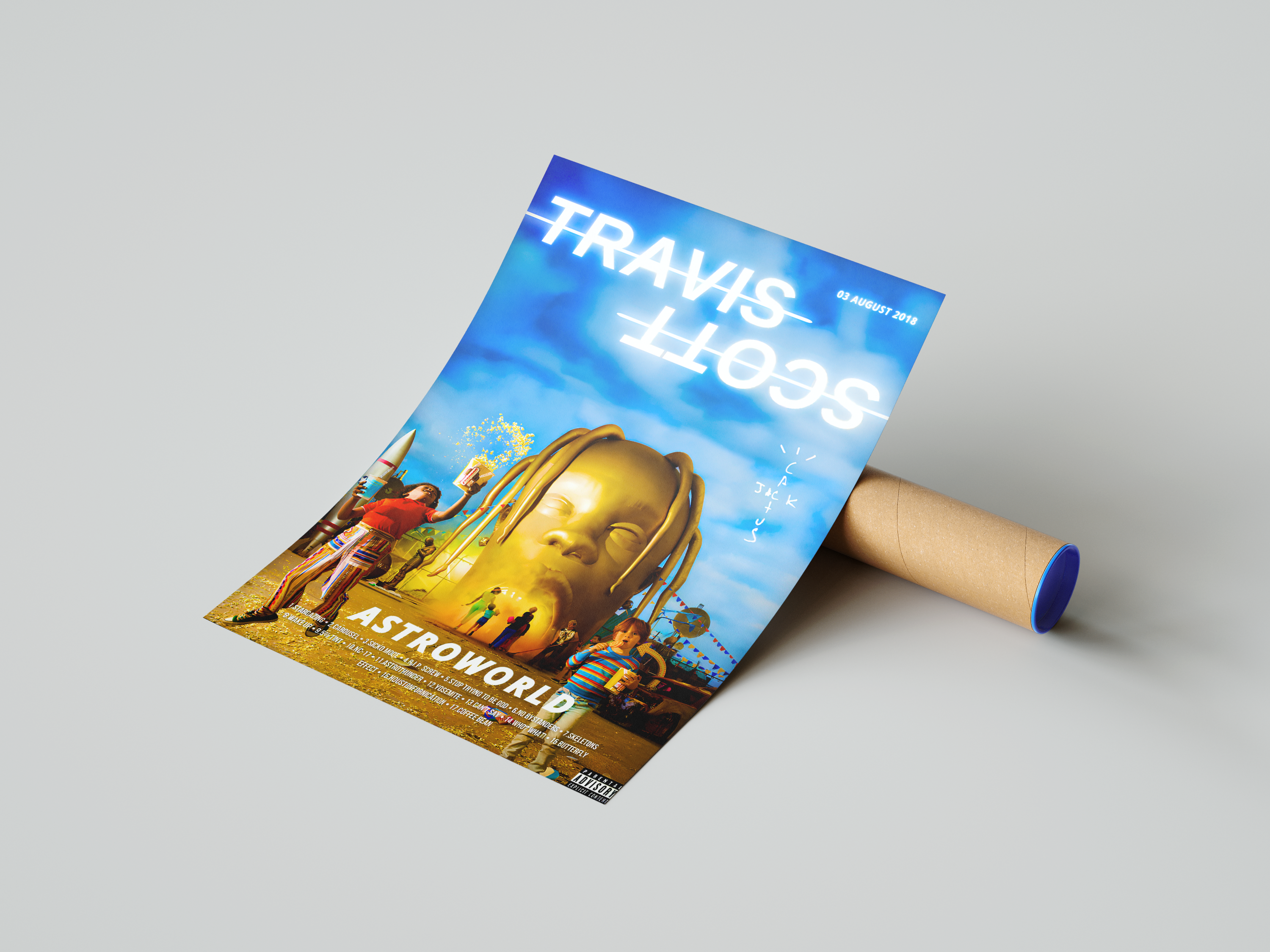 Travis Scott 'Astroworld' Poster | Hype Posters