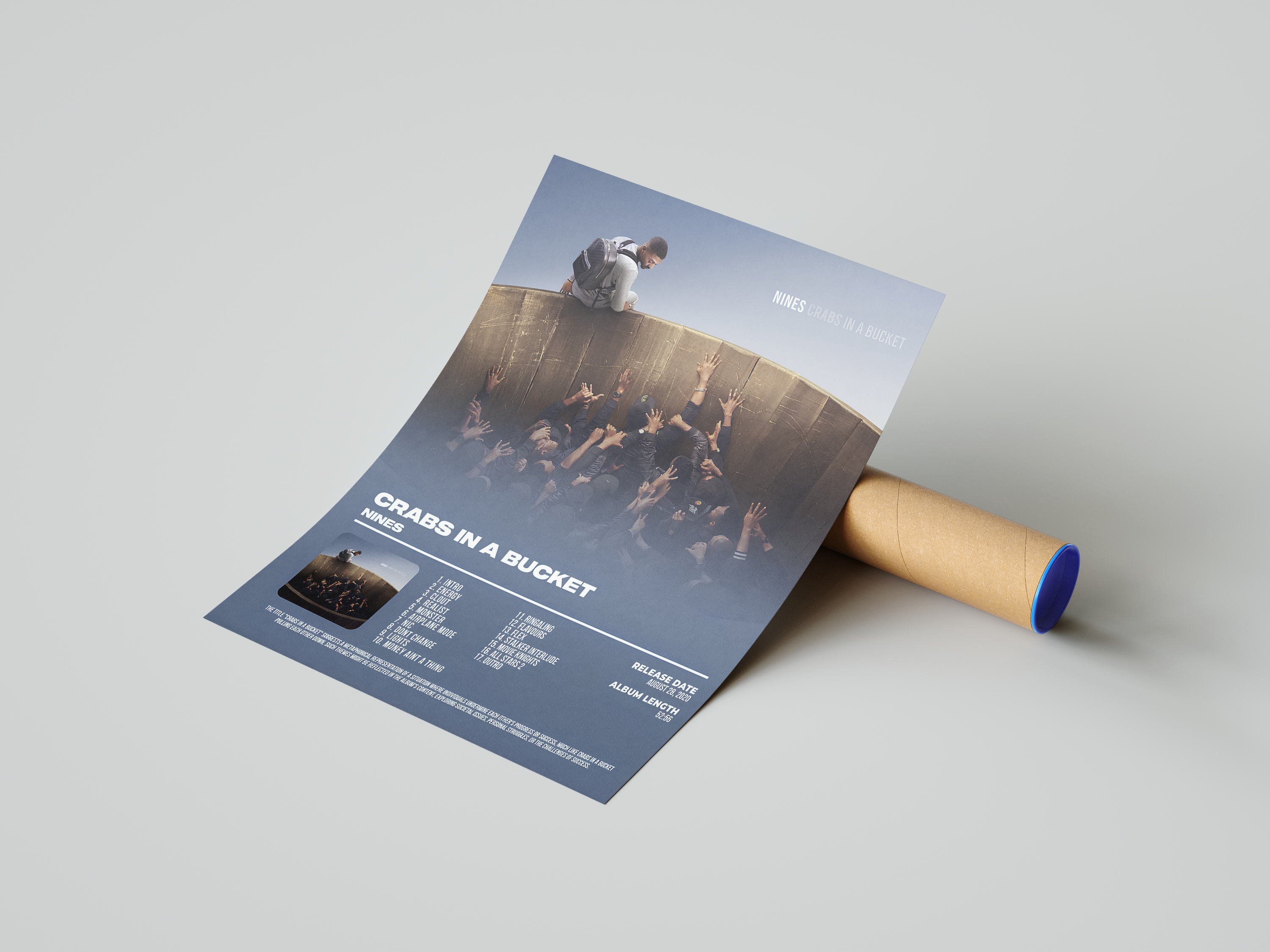 Nines - "Crabs In A Bucket" Album Poster | Hype Posters