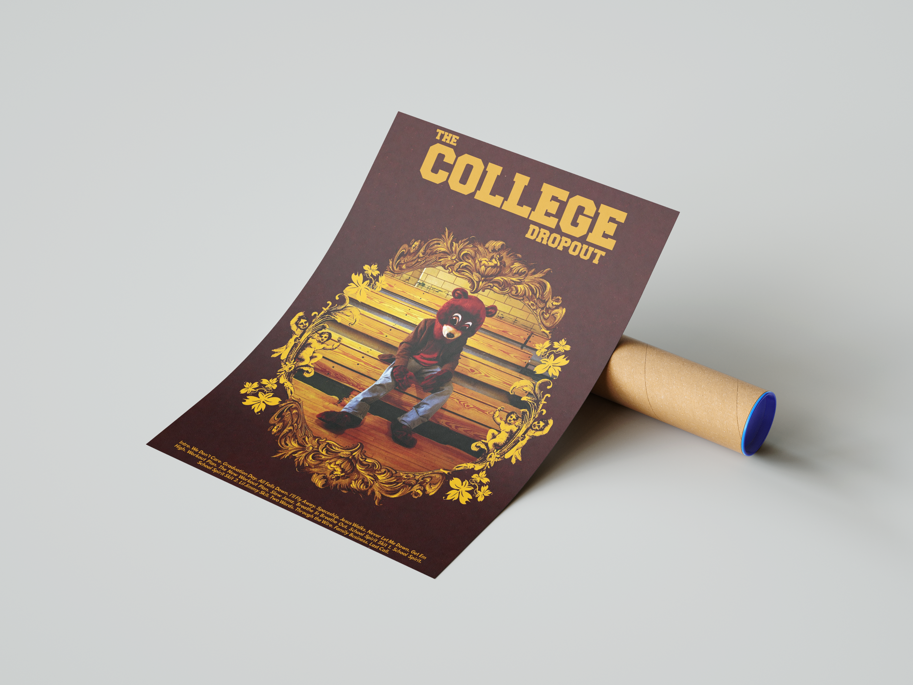 Kanye West 'The College Dropout' V1 Poster | Hype Posters