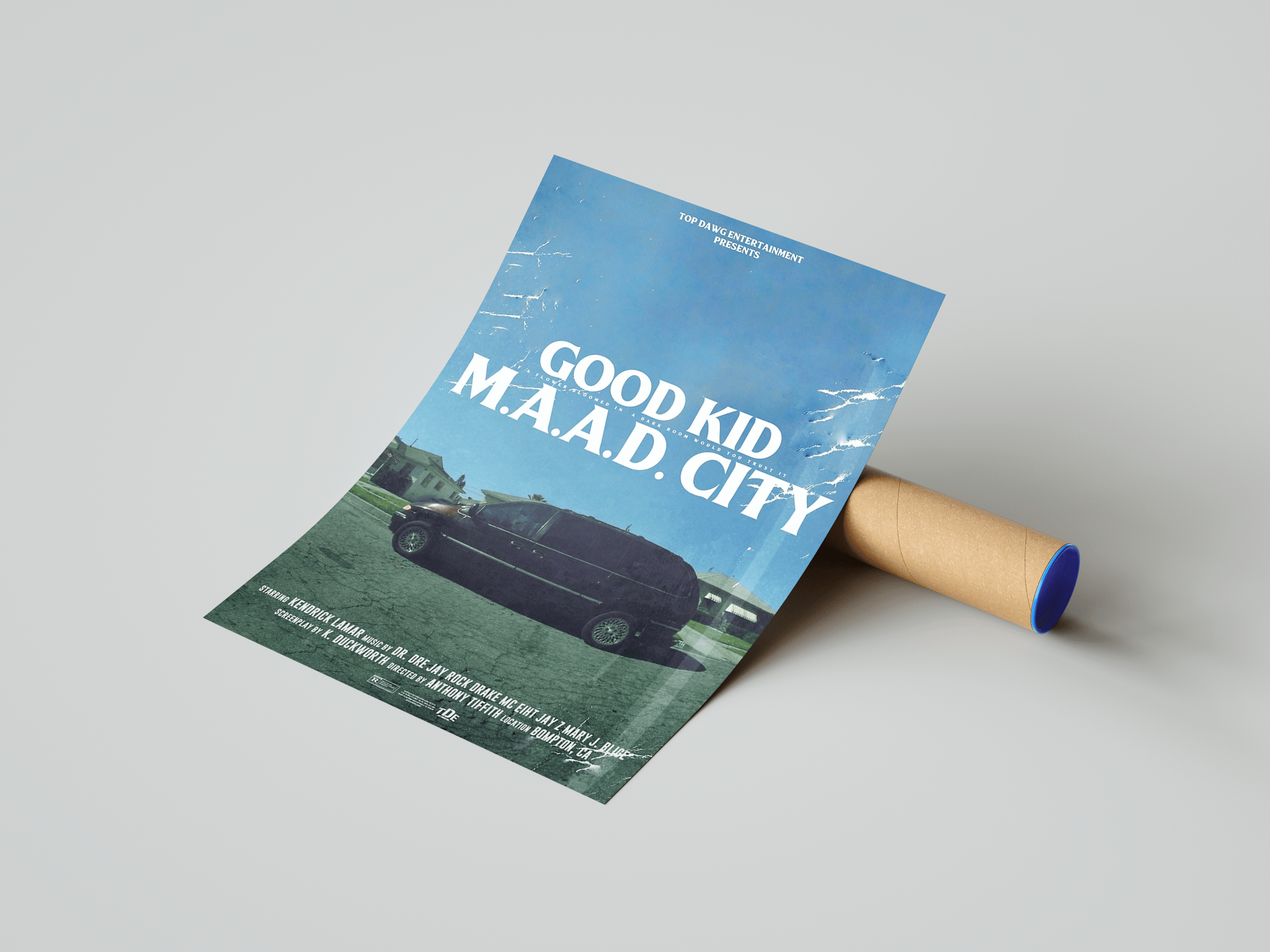 Kendrick Lamar 'Good Kid MAAD City' Poster | Hype Posters