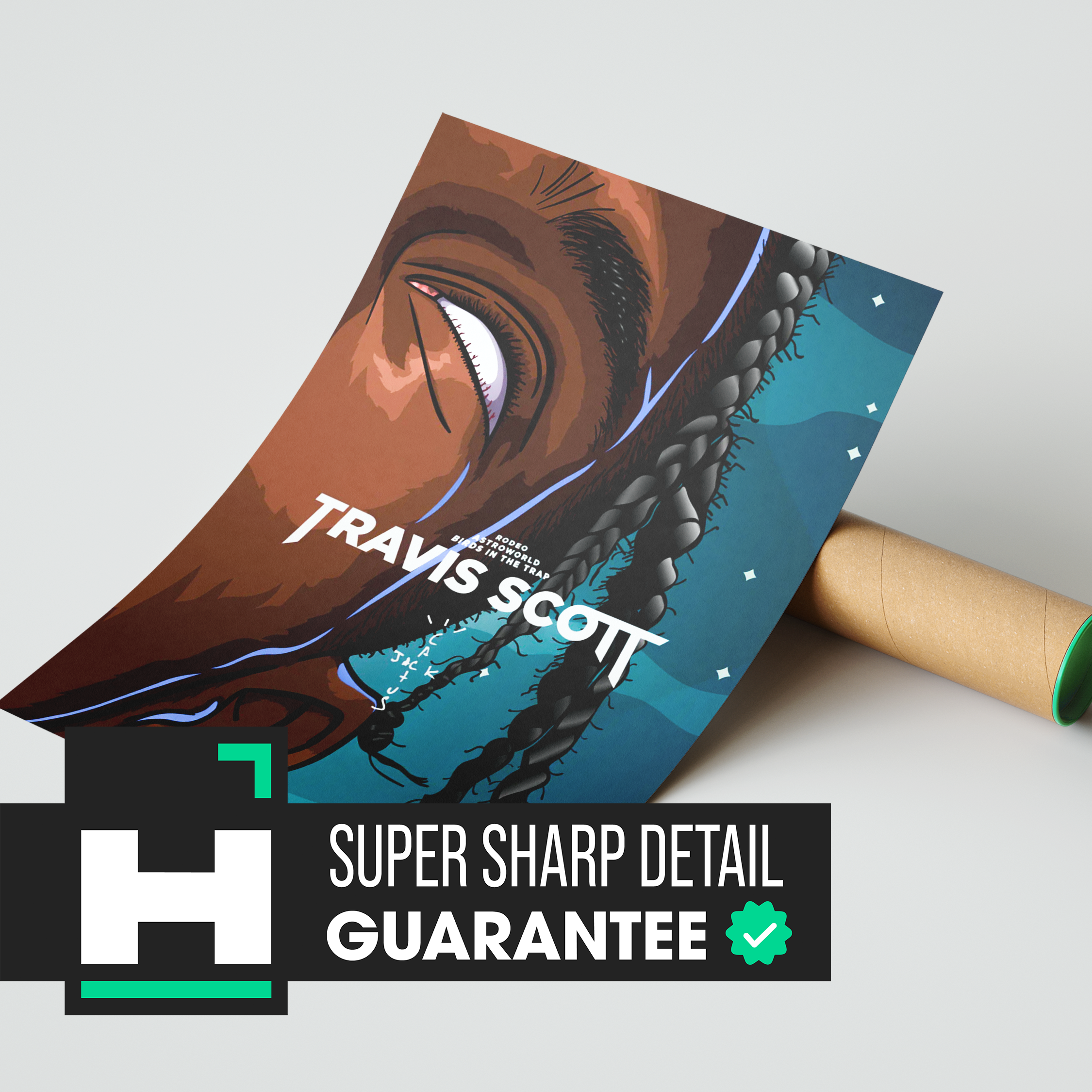 Travis Scott Art Poster | Hype Posters