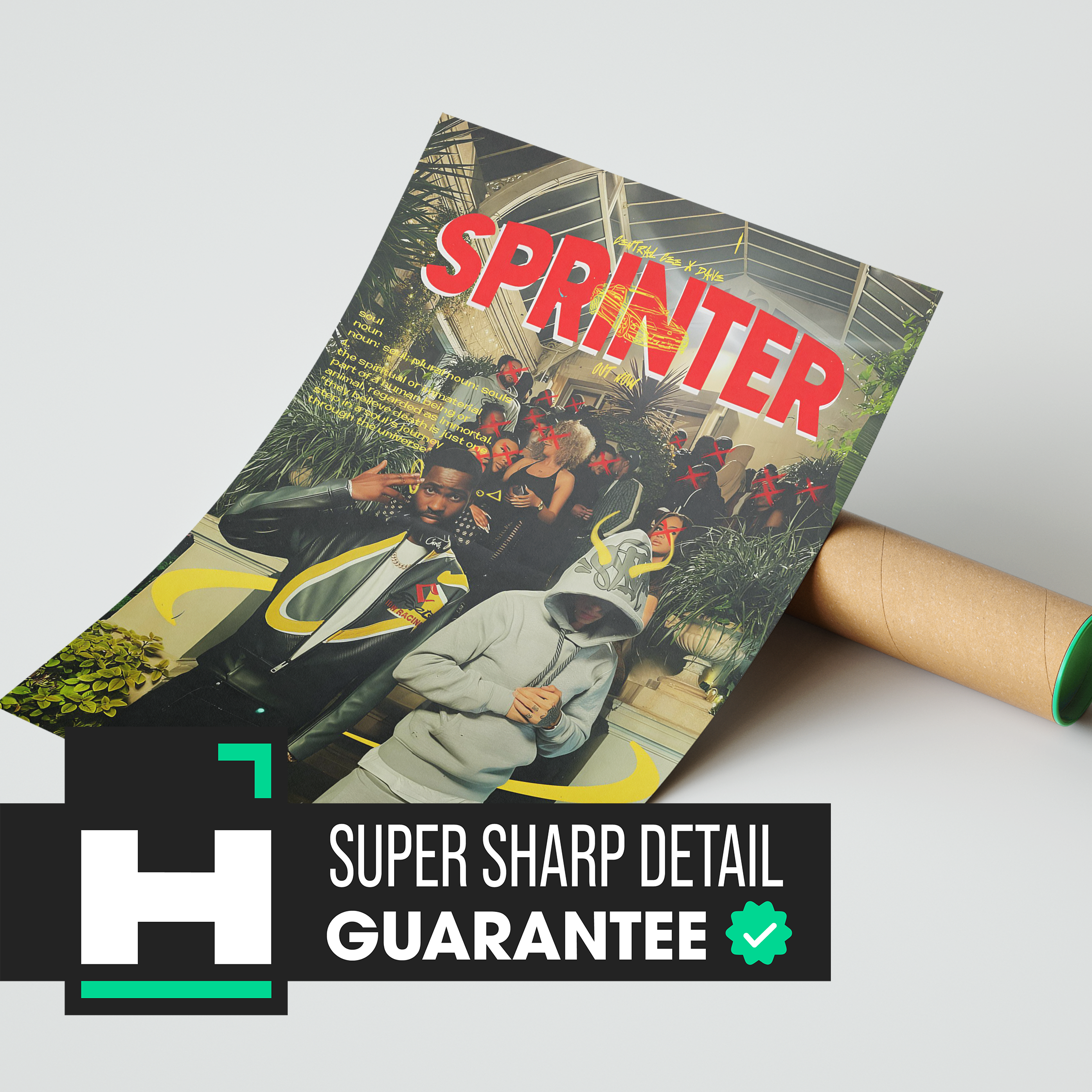 Dave & Central Cee Sprinter Poster | Hype Posters