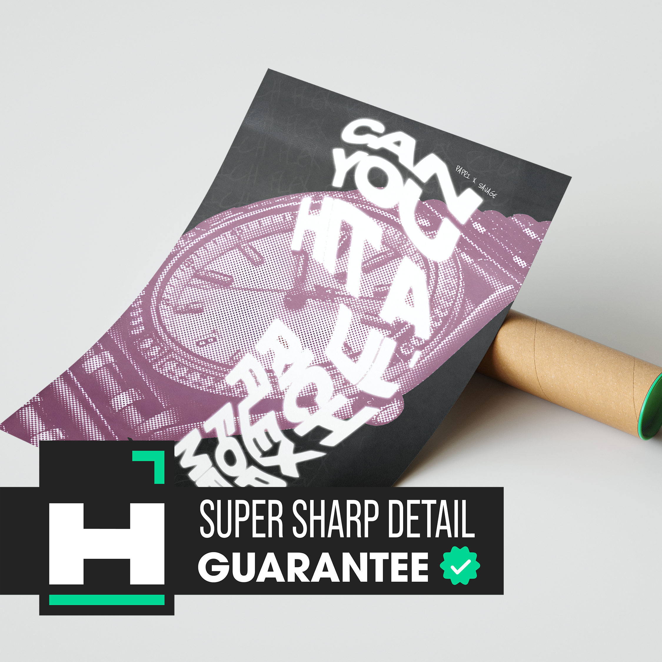 Pappi x Savage Flex Poster | Hype Posters