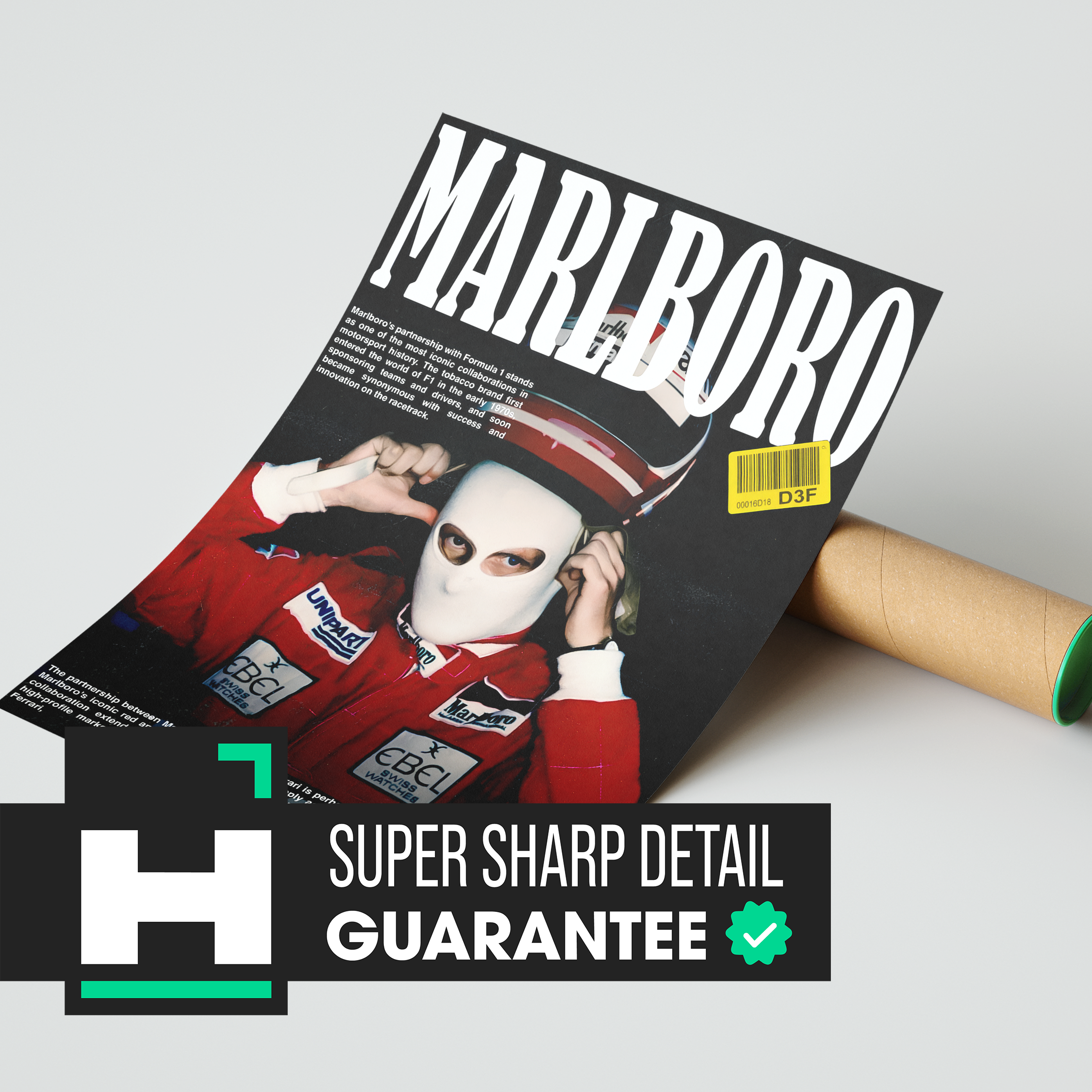 Ferrari Marlboro Poster | Hype Posters