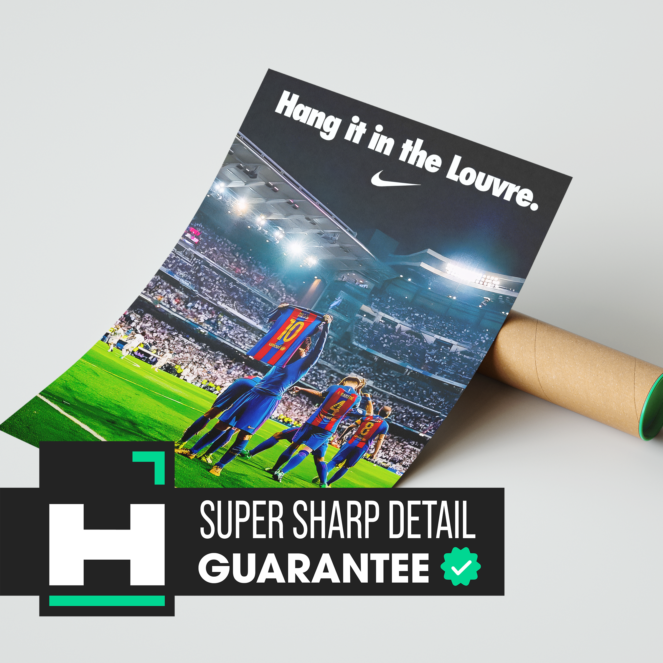 Messi 'Hang It In The Louvre' Poster | Hype Posters