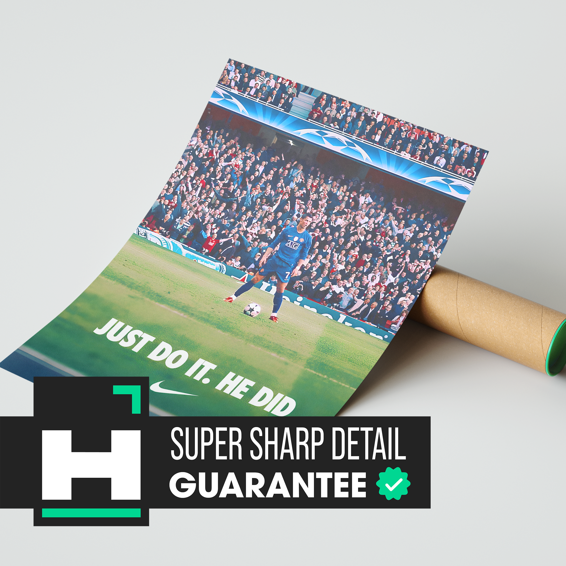 Cristiano Ronaldo 'Never Too Far' Poster | Hype Posters