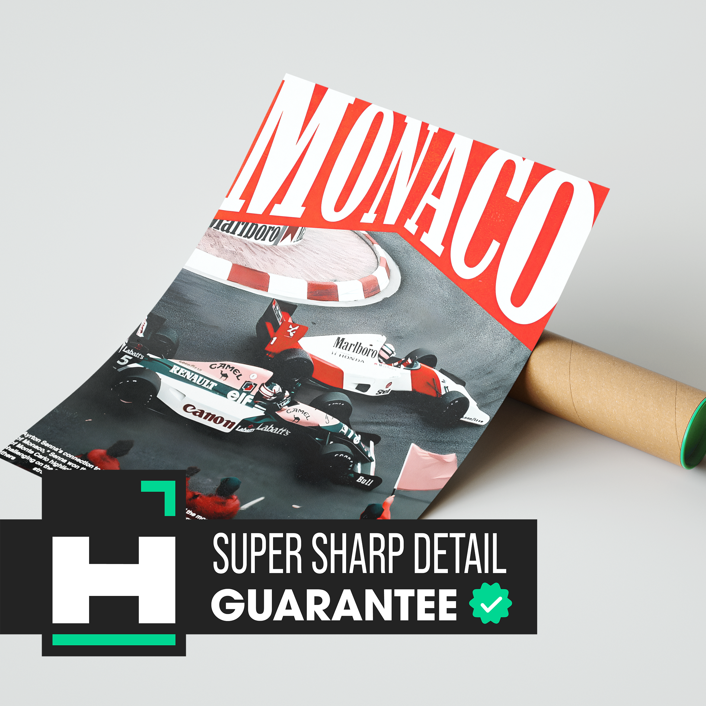 Ferrari Monaco Poster | Hype Posters