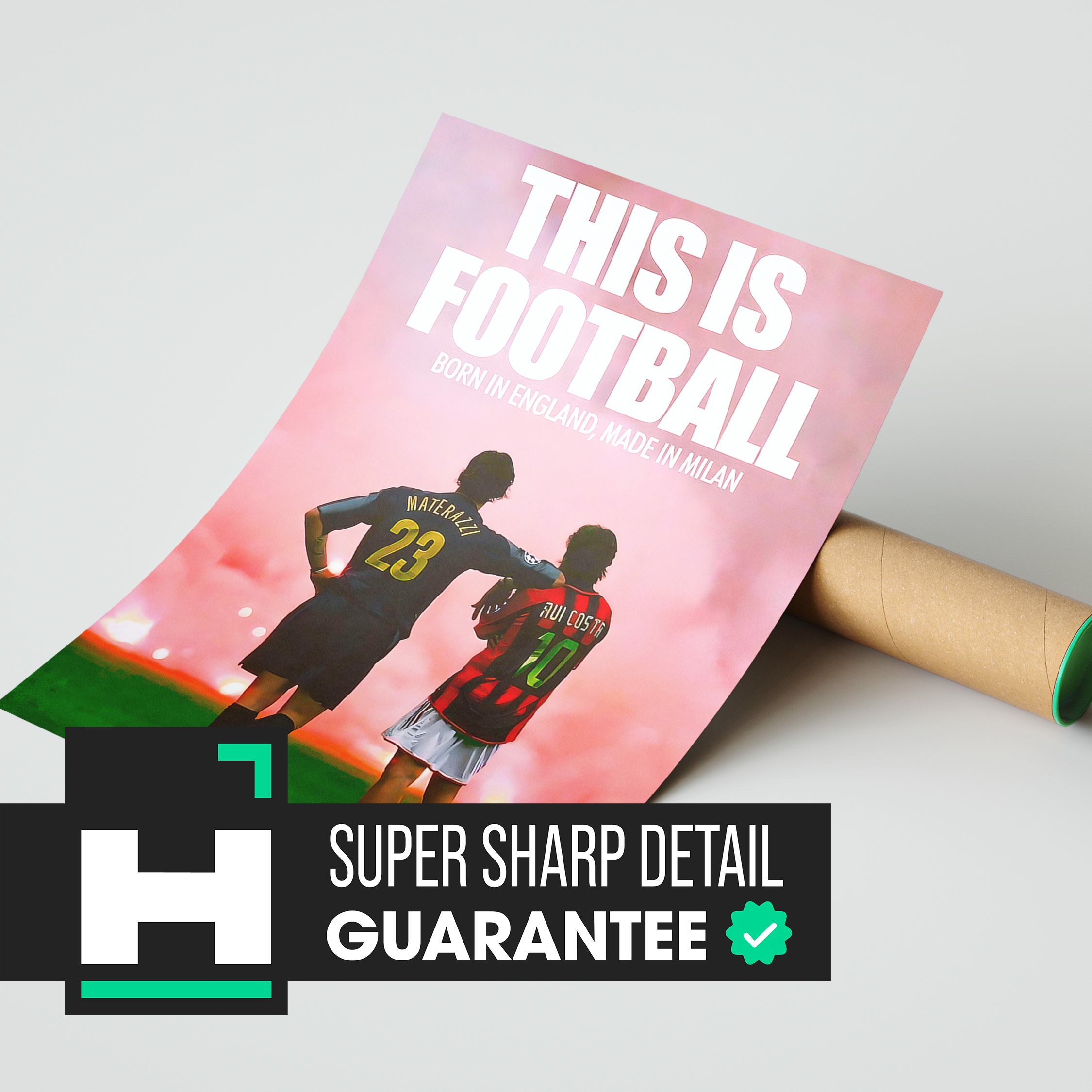 Costa & Materazzi 'This Is Football' Poster | Hype Posters