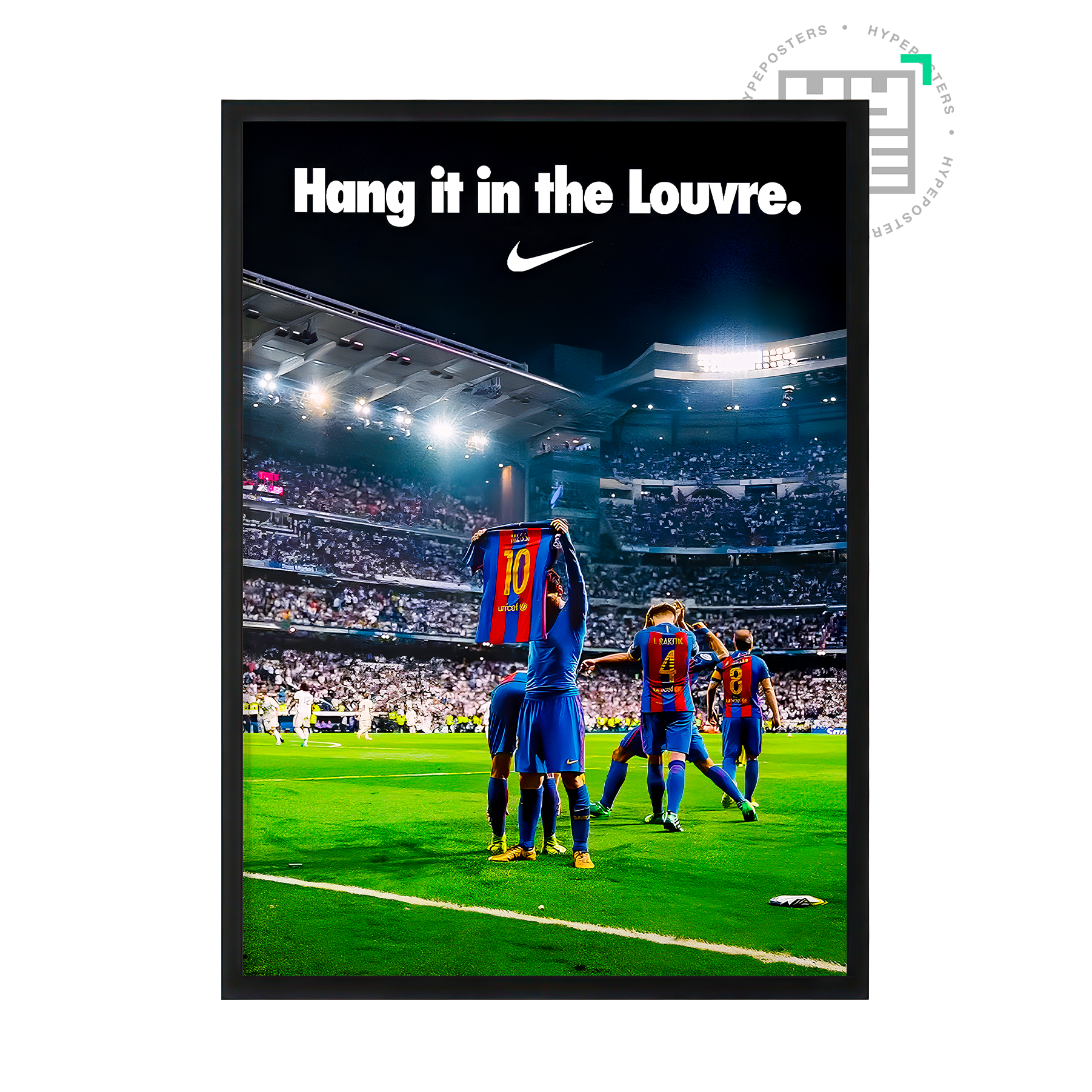 Messi 'Hang It In The Louvre' Poster | Hype Posters
