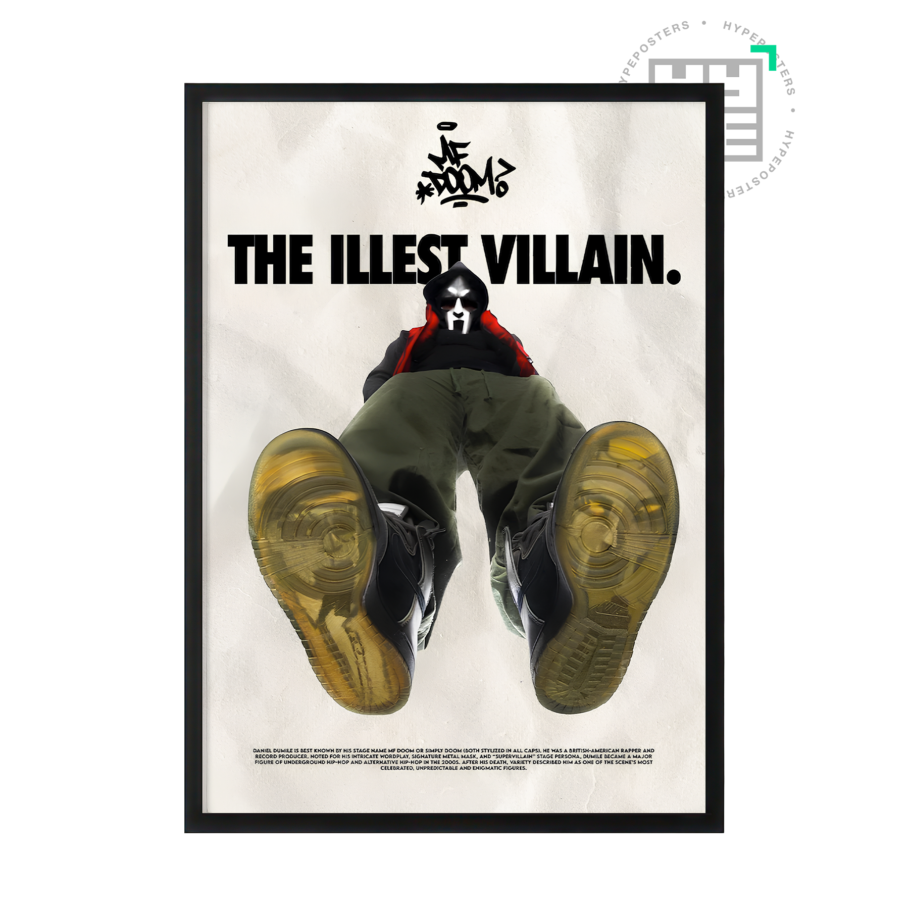 MF Doom 'The Illest Villain' Poster | Hype Posters