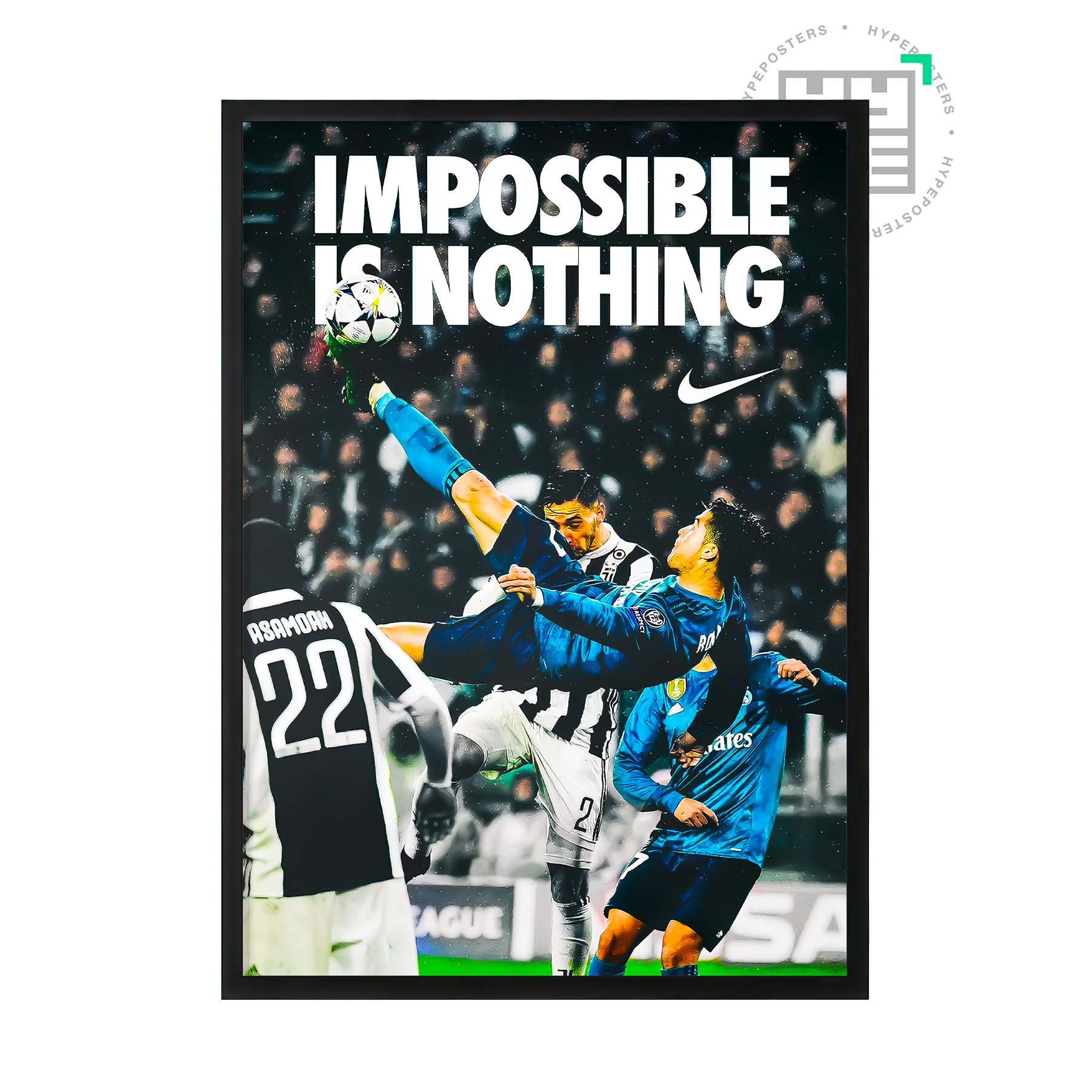 Cristiano Ronaldo 'Impossible Is Nothing' Poster | Hype Posters