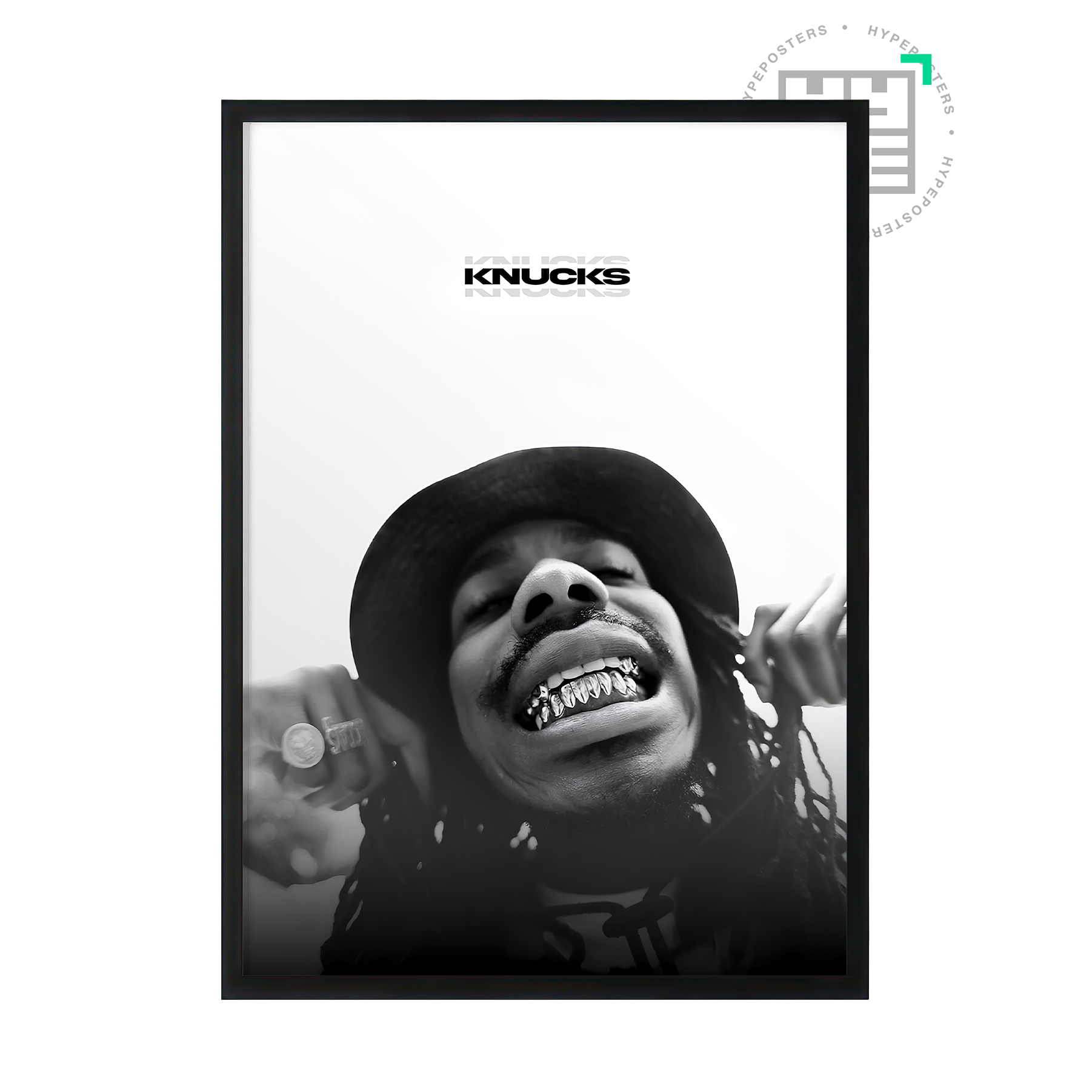 Knucks B&W Poster | Hype Posters